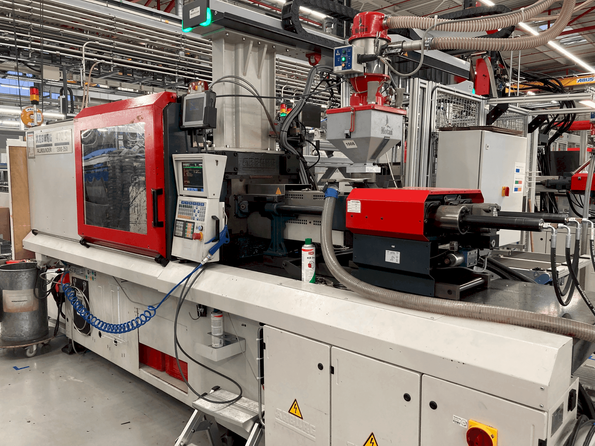 Makine  Arburg Allrounder 470 S 1300-350 - Önden görünüm