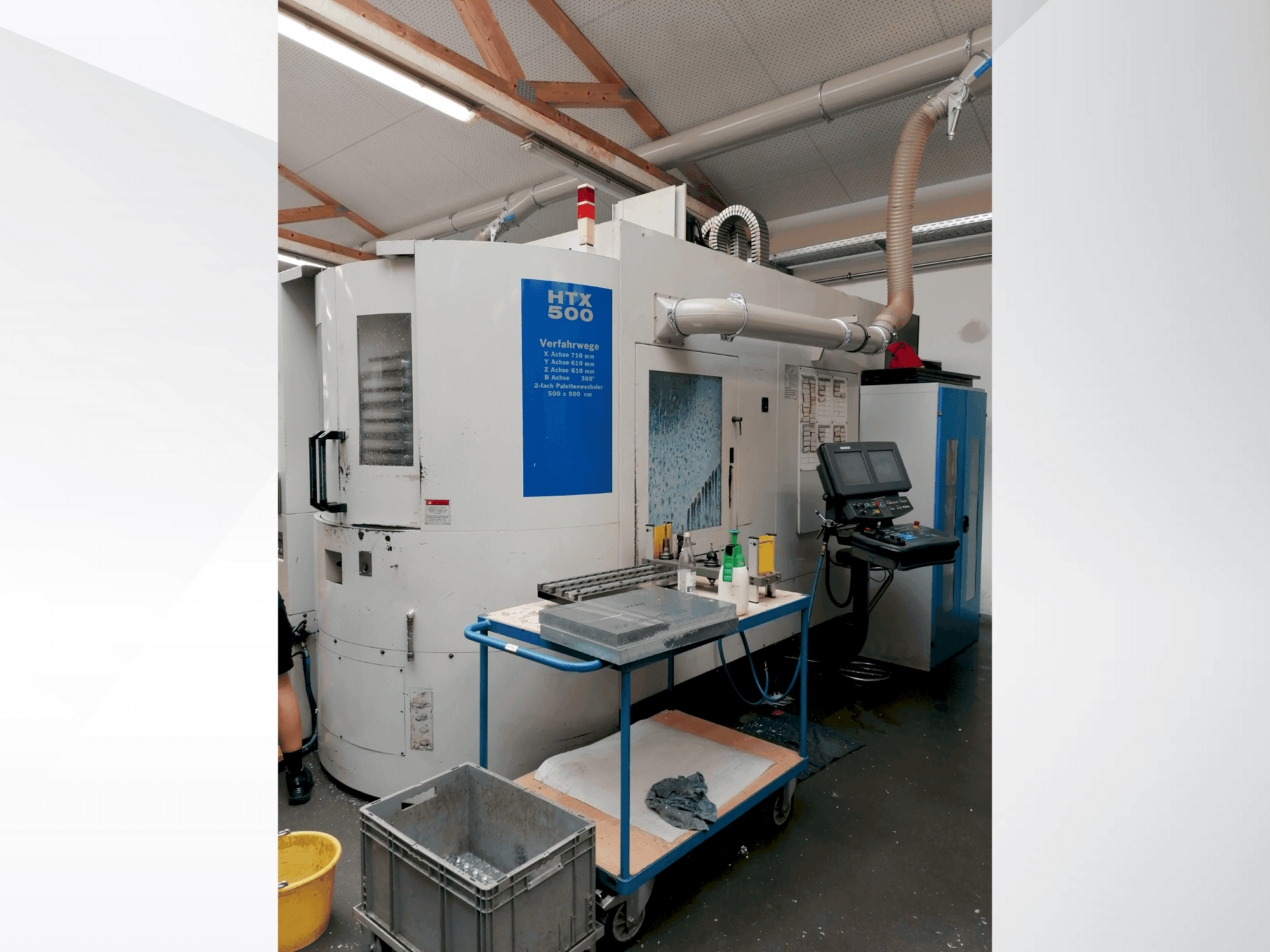 Makine  Hurco HTX 500 - Önden görünüm