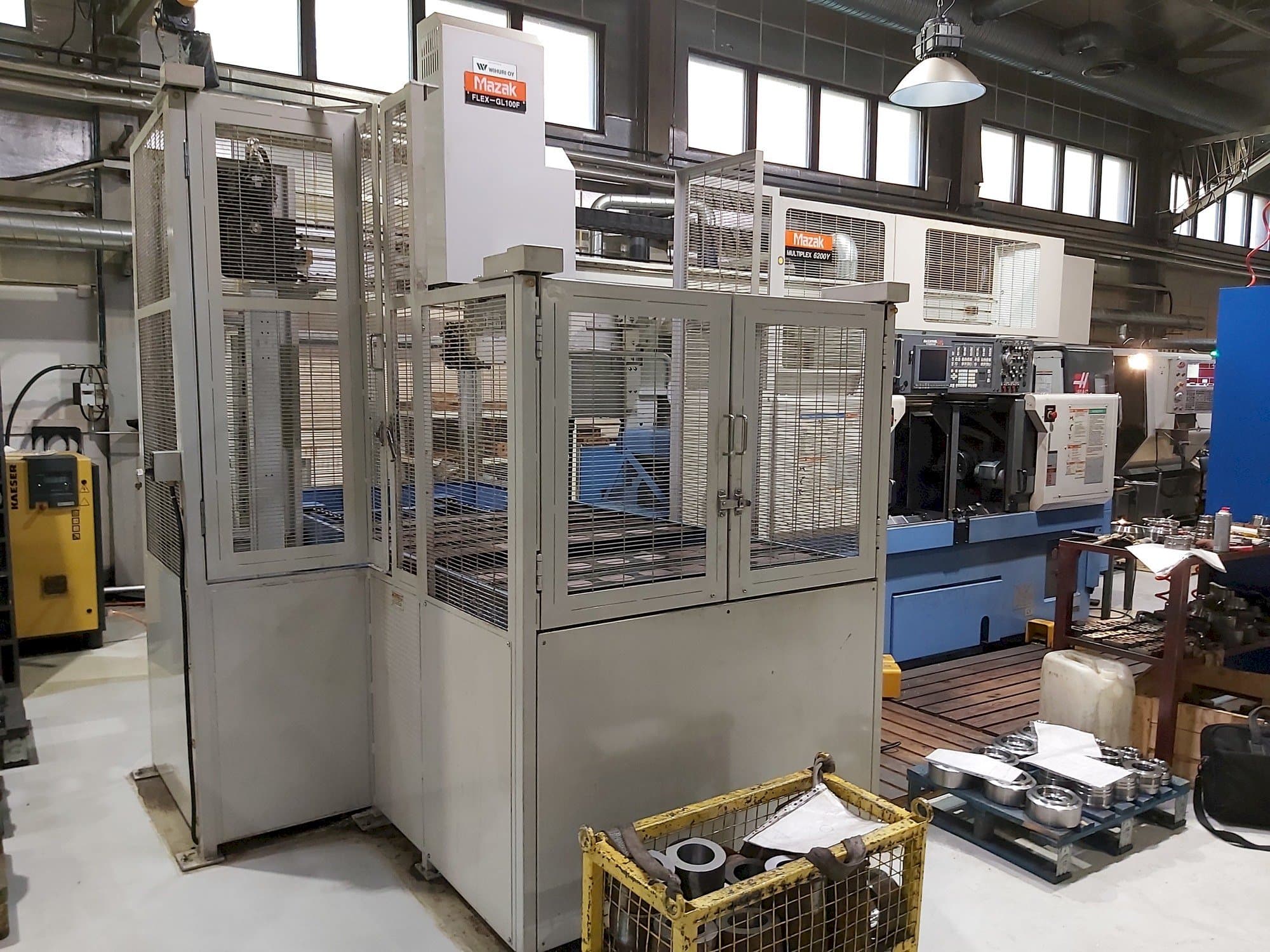 Makine  Mazak Multiplex 6200Y + Gantry robot - Önden görünüm