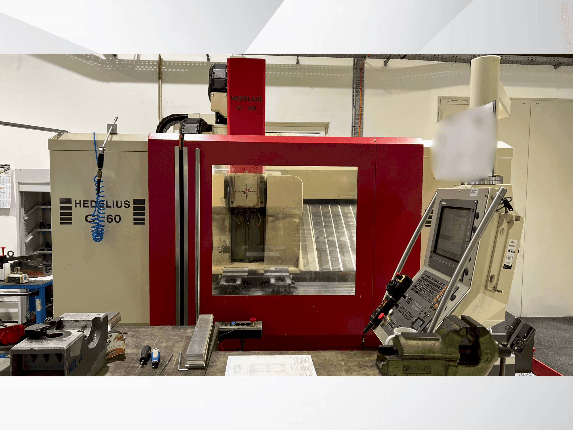 Makine  HEDELIUS C60S-1200 - Önden görünüm