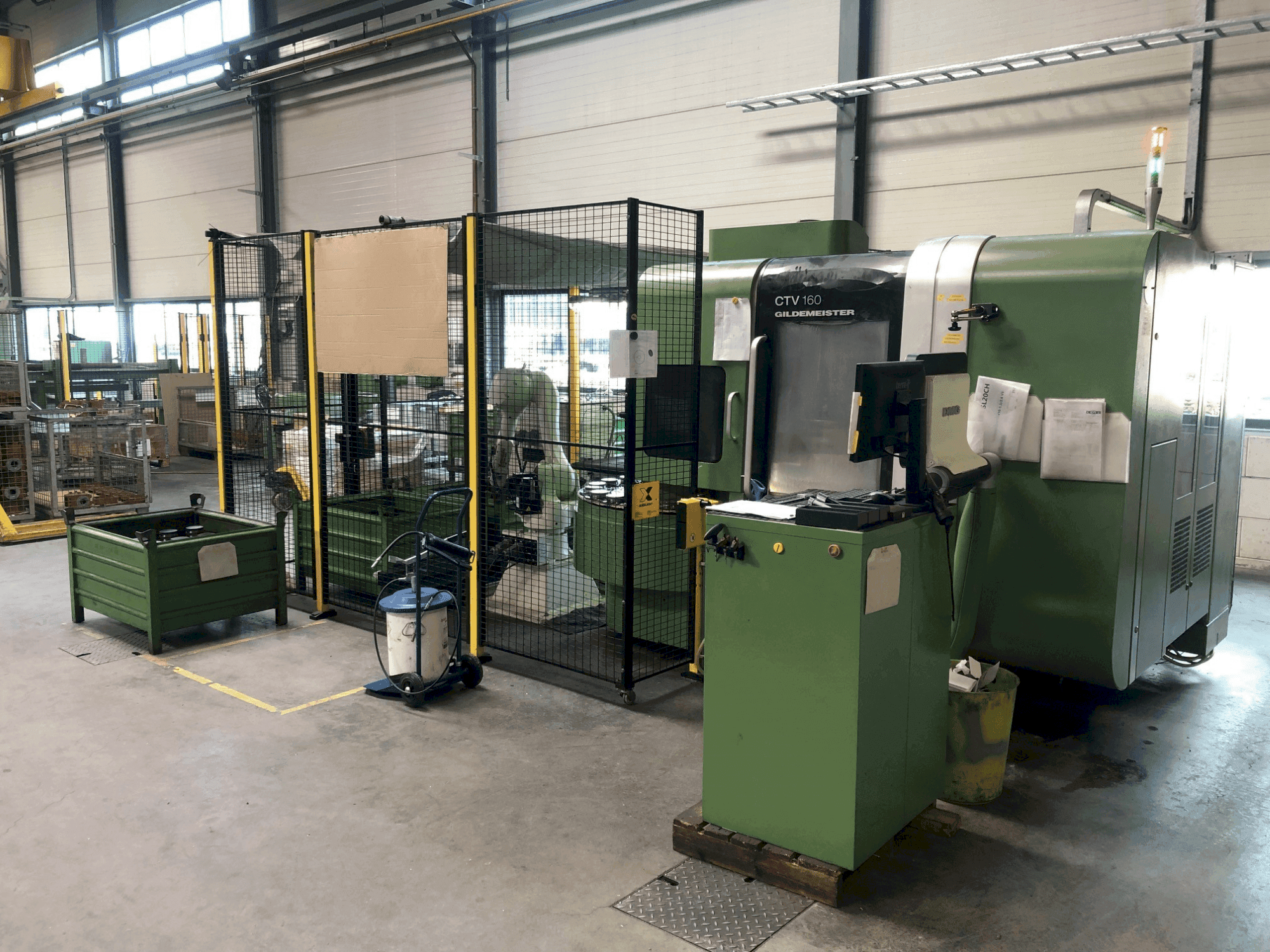 Makine  DMG Gildemeister CTV 160 - Önden görünüm