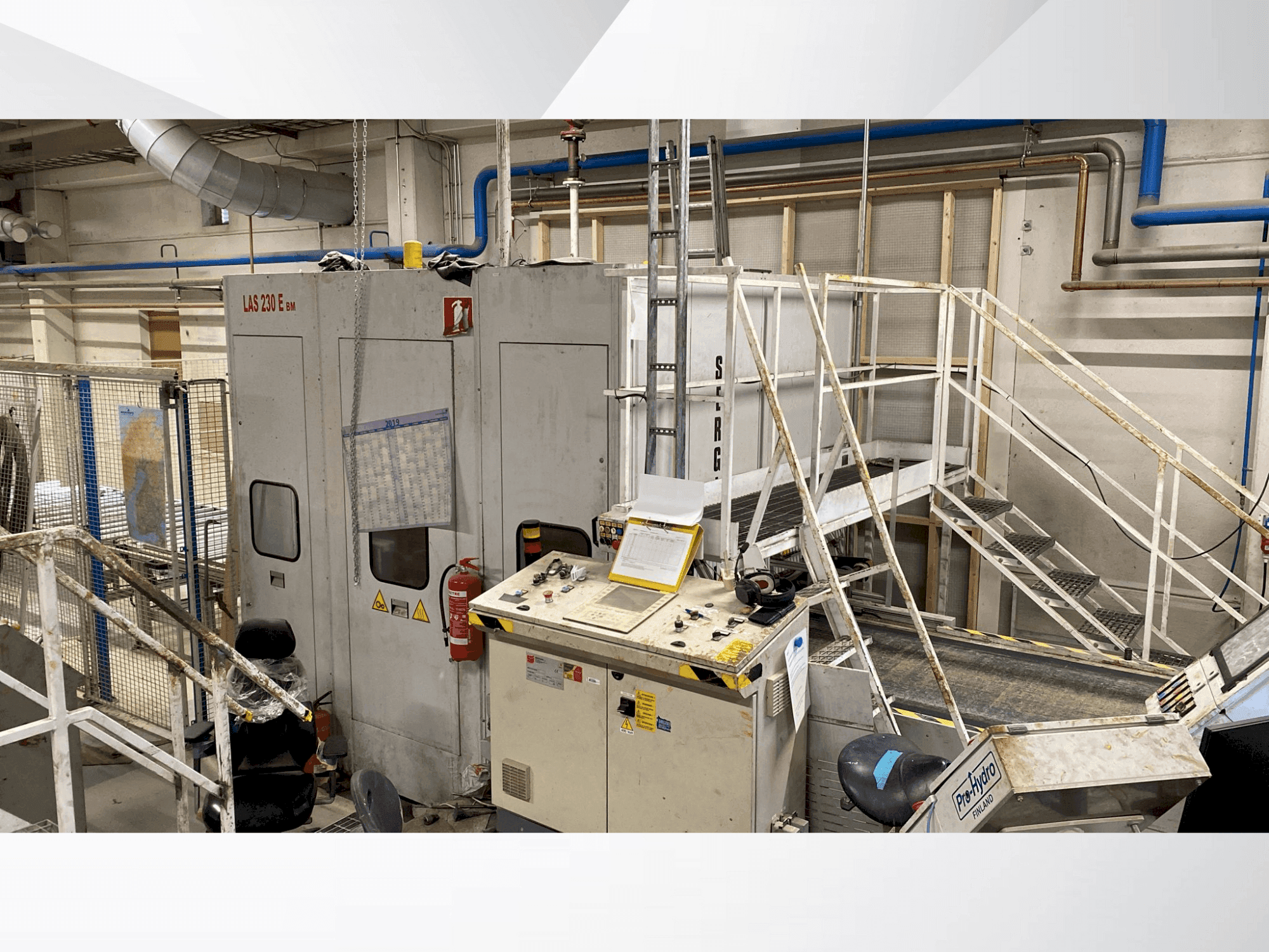 Makine  SERGIANI LAS 230BM - Önden görünüm