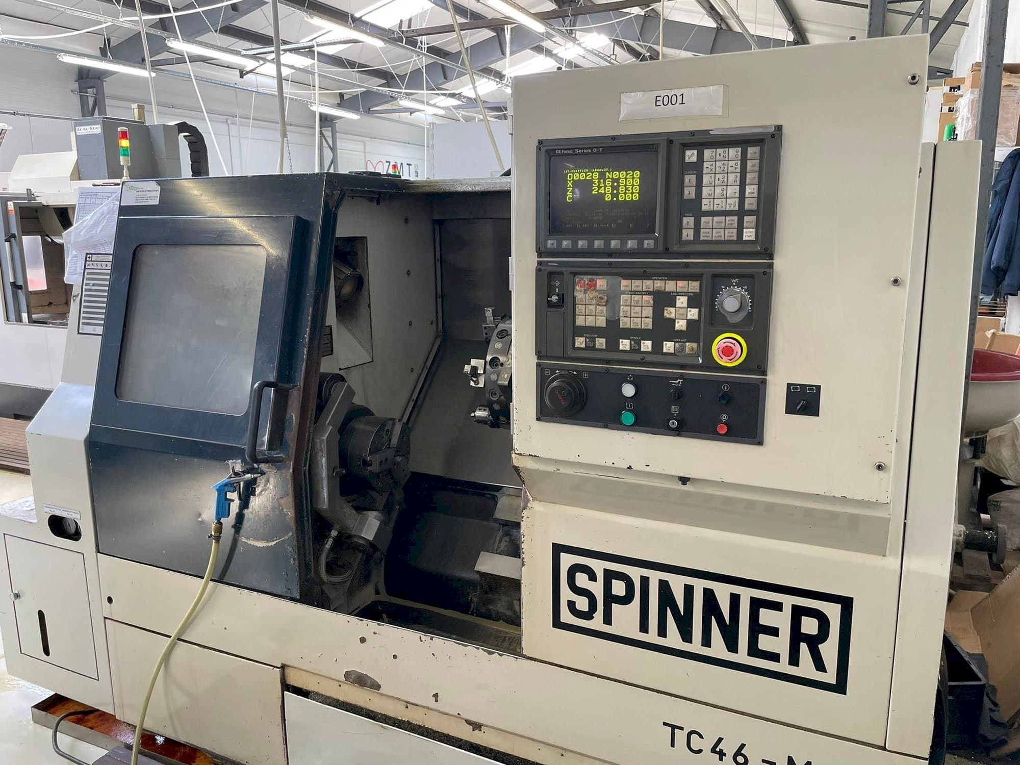 Makine  SPINNER TC46 MC - Önden görünüm