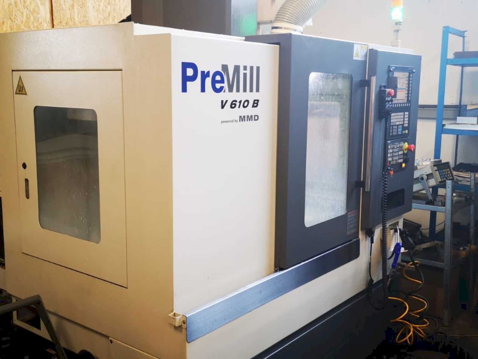 Makine  PreMill V 610 B - Önden görünüm