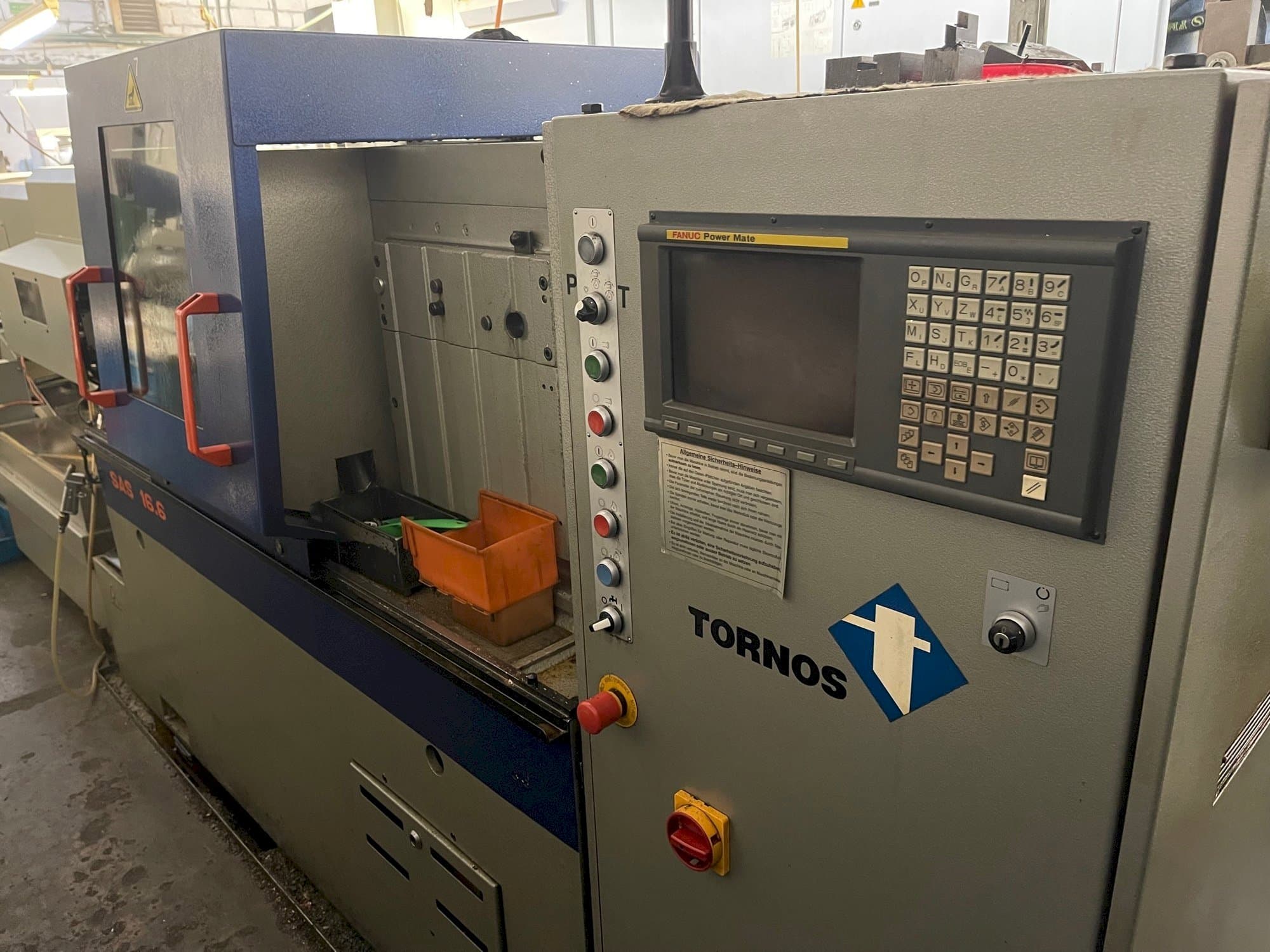 Makine  TORNOS SAS 16.6 - Önden görünüm