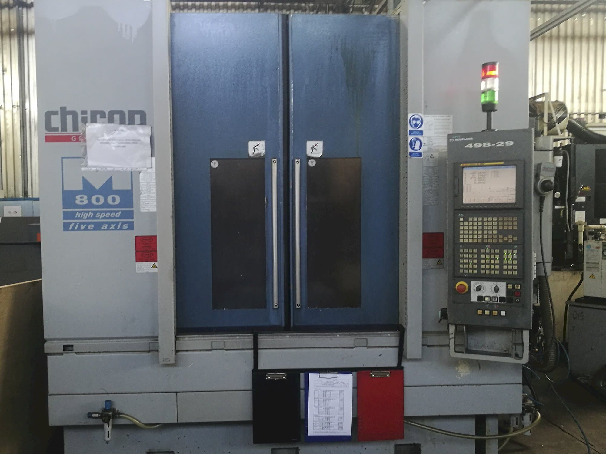 Makine  CHIRON - Önden görünüm MILL 800