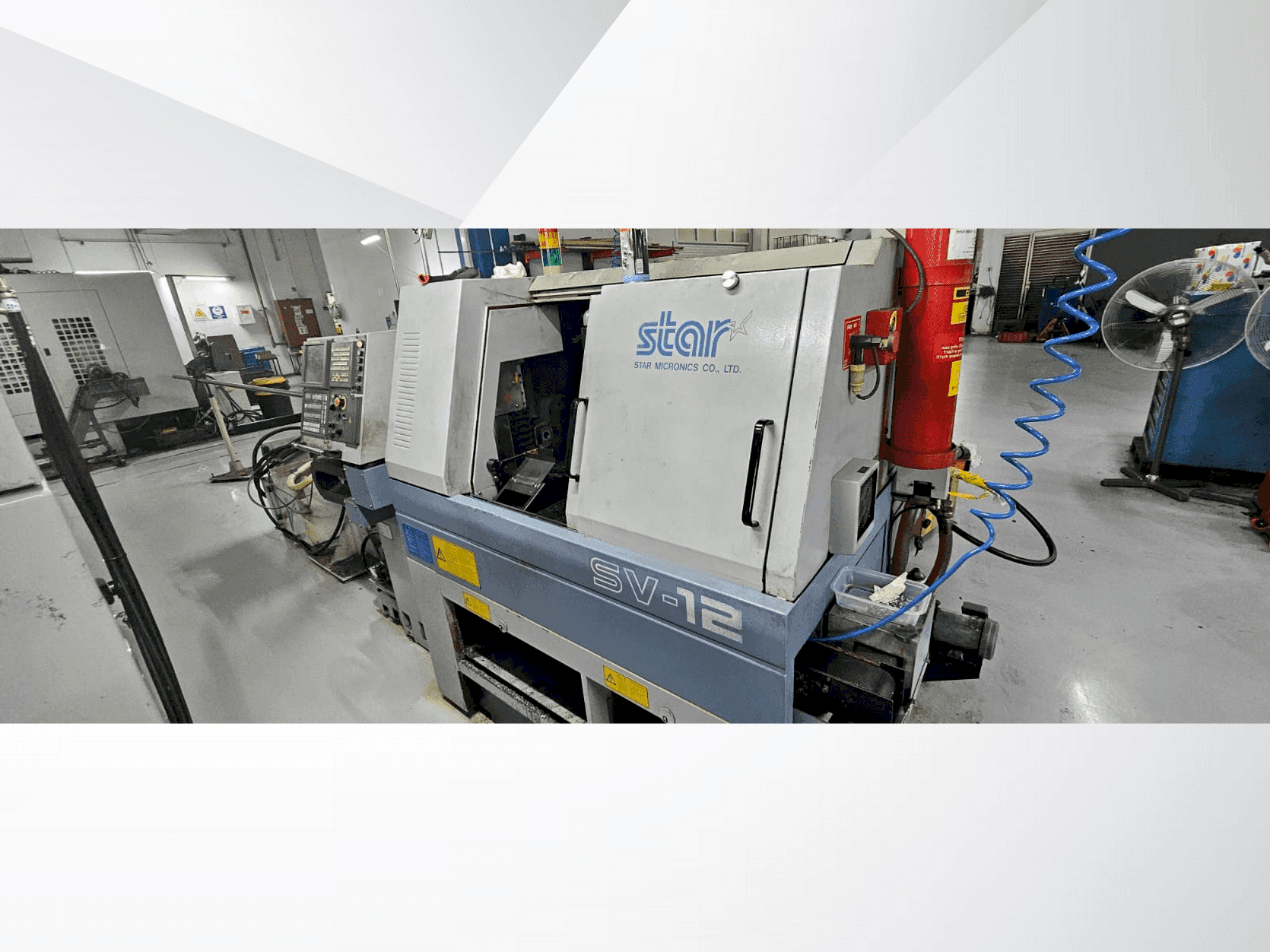 Makine  Star SV-12 - Önden görünüm