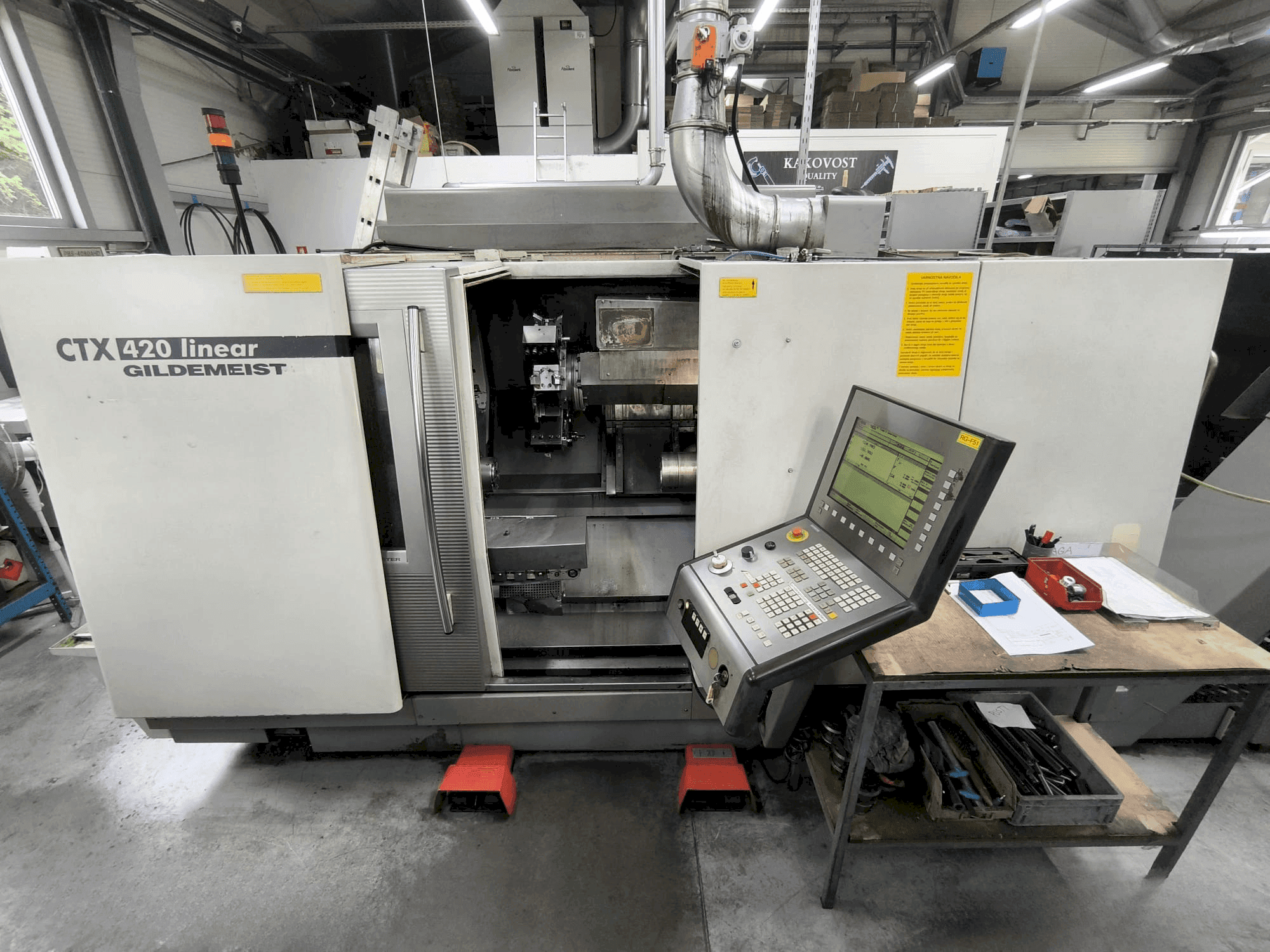 Makine  Gildemeister GILDEMEISTER CTX 420 linear - Önden görünüm