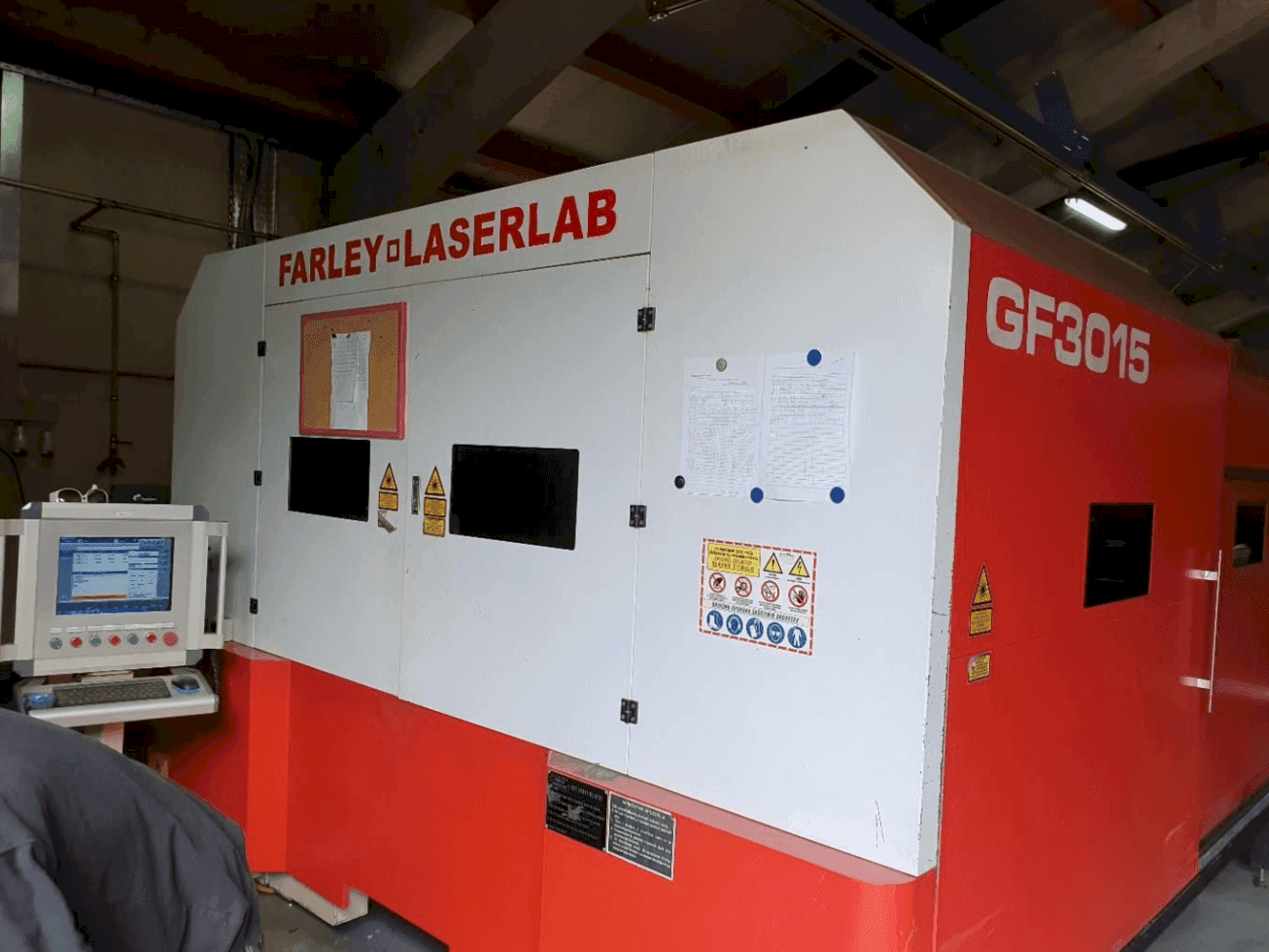 Makine  Farley Laserlab Ht Gf 3015 Fiber - Önden görünüm