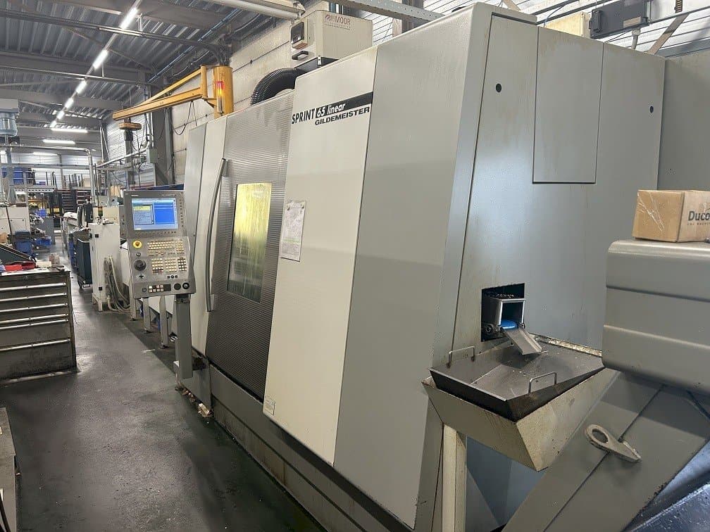 Makine  Gildemeister sprint 65 linear - Önden görünüm