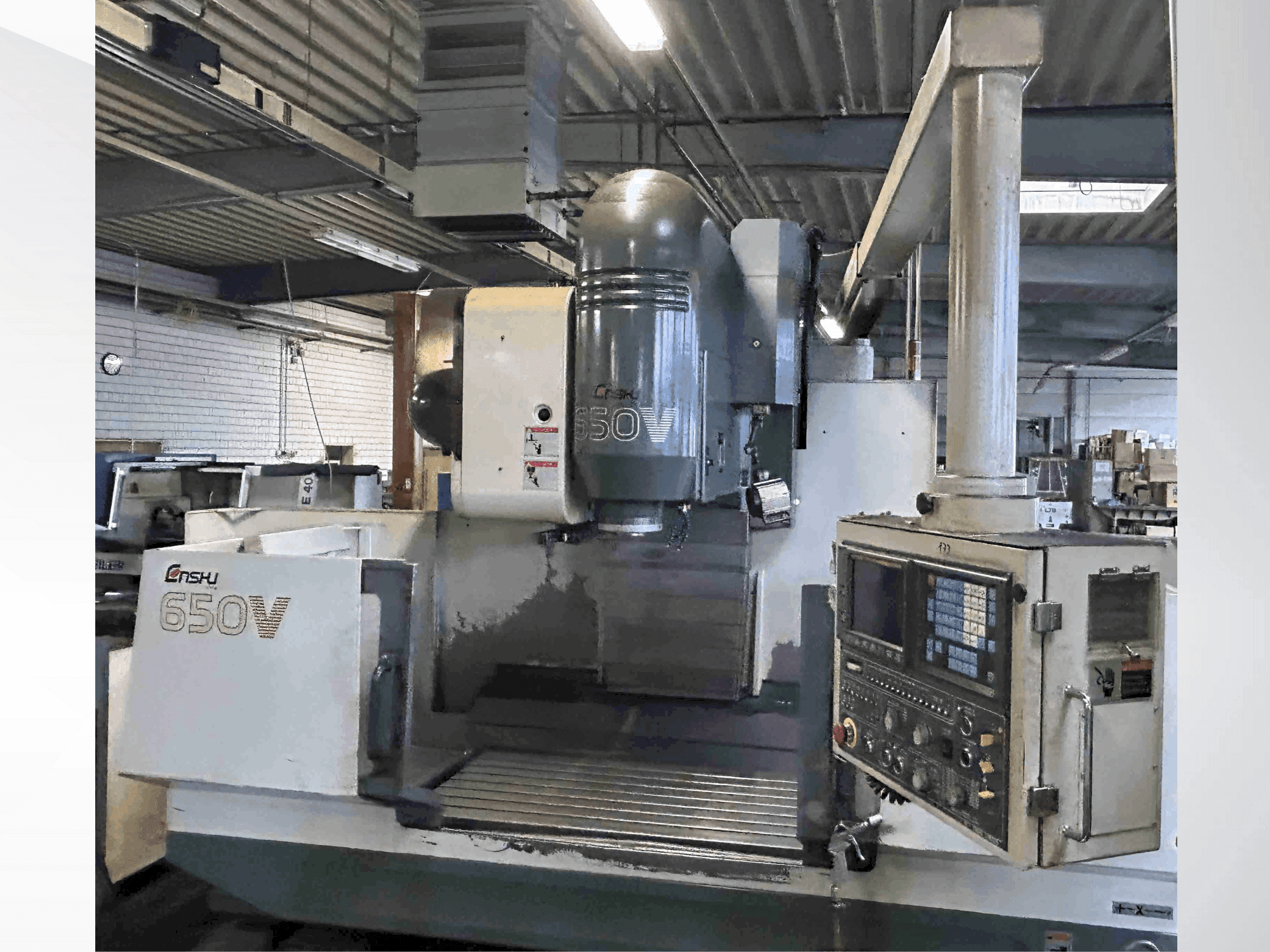 Makine  Enshu 650 V - Önden görünüm