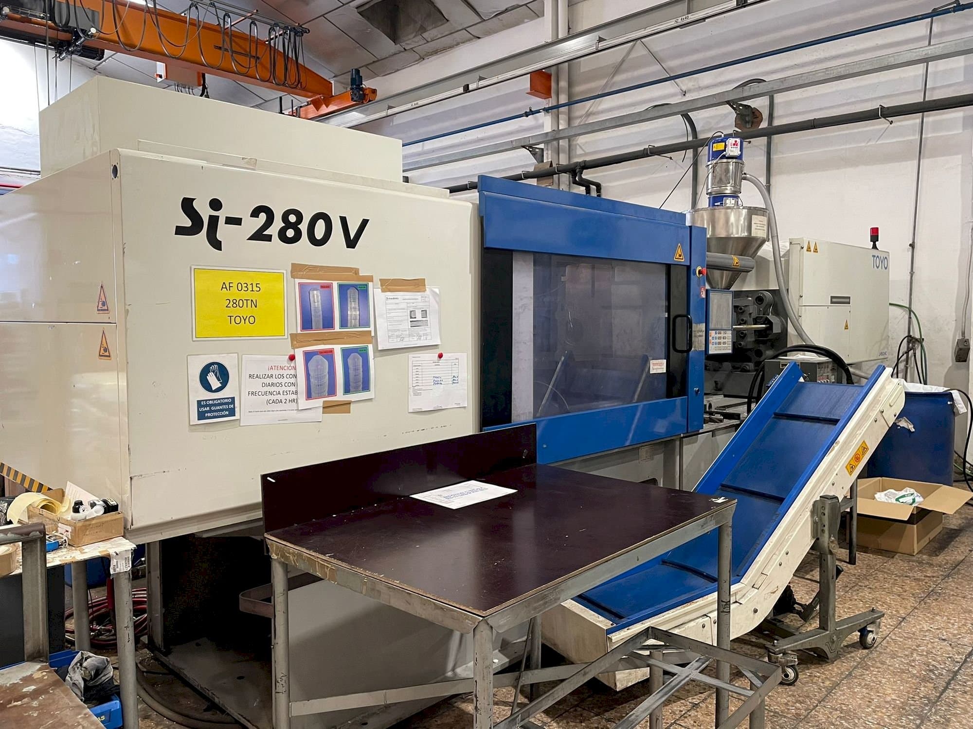 Makine  Toyo Si-280-V - Önden görünüm