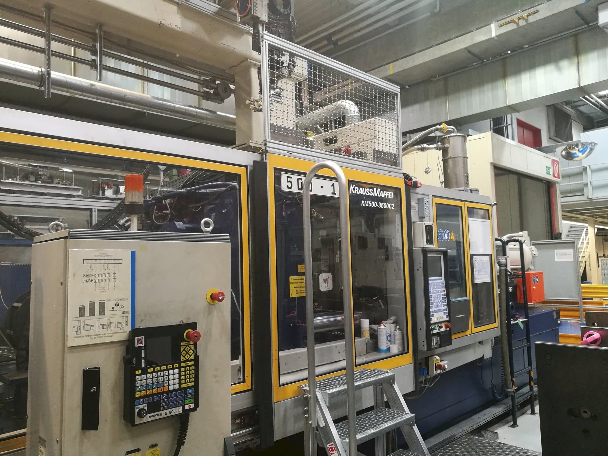 Makine  Krauss Maffei 500-3500 C2 - Önden görünüm