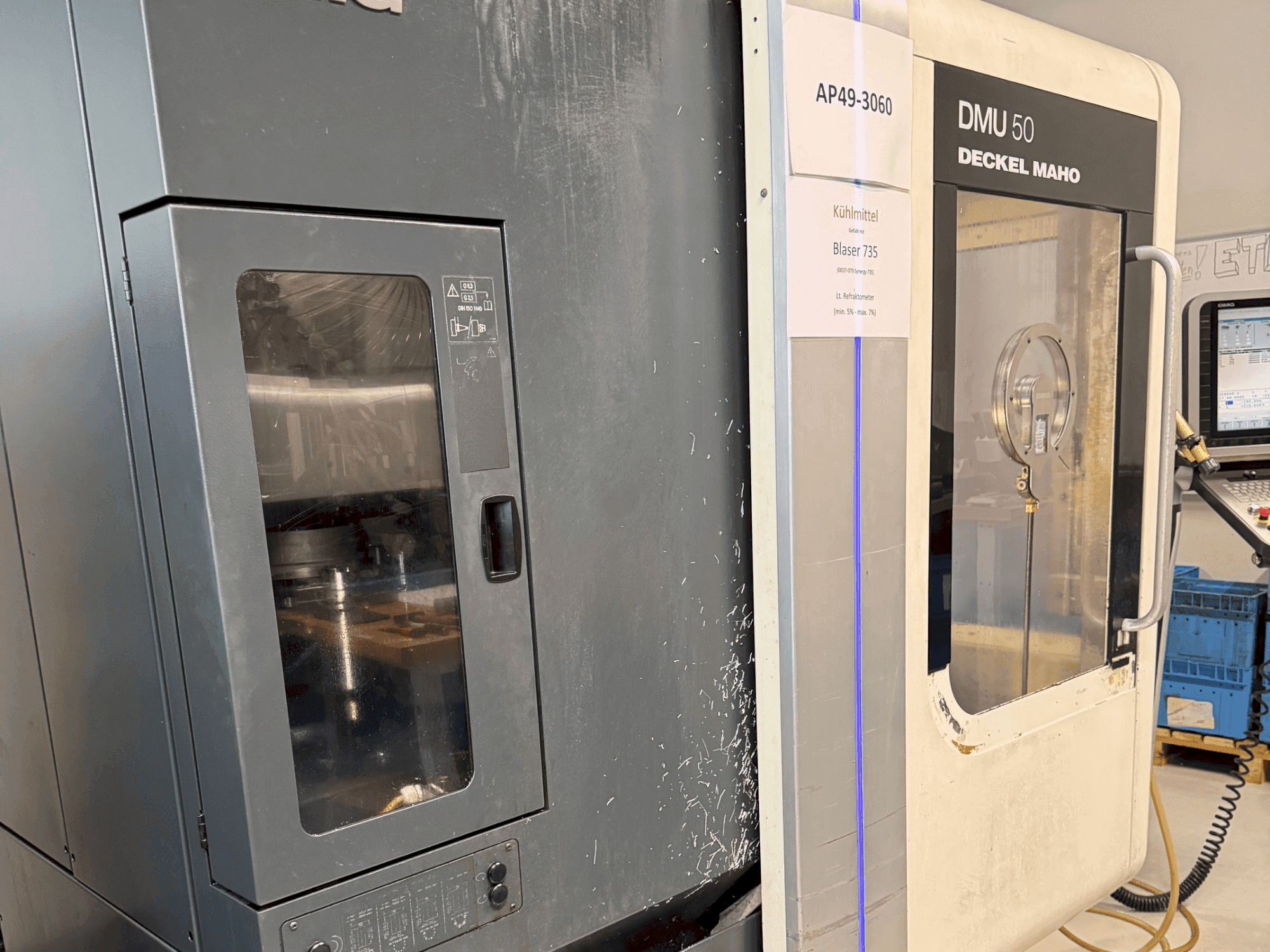 Makine  DMG DECKEL MAHO DMU 50 - Önden görünüm