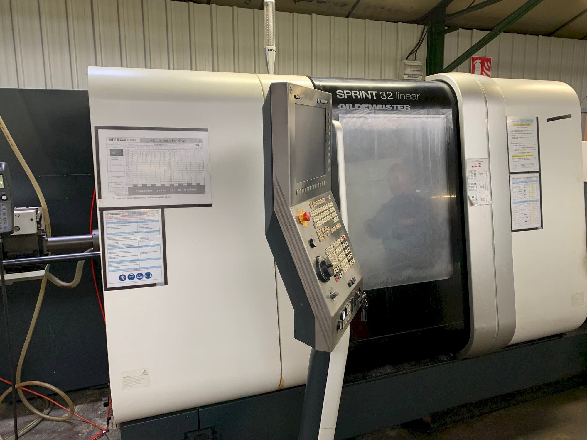 Makine  DMG SPRINT 32 linear - Önden görünüm