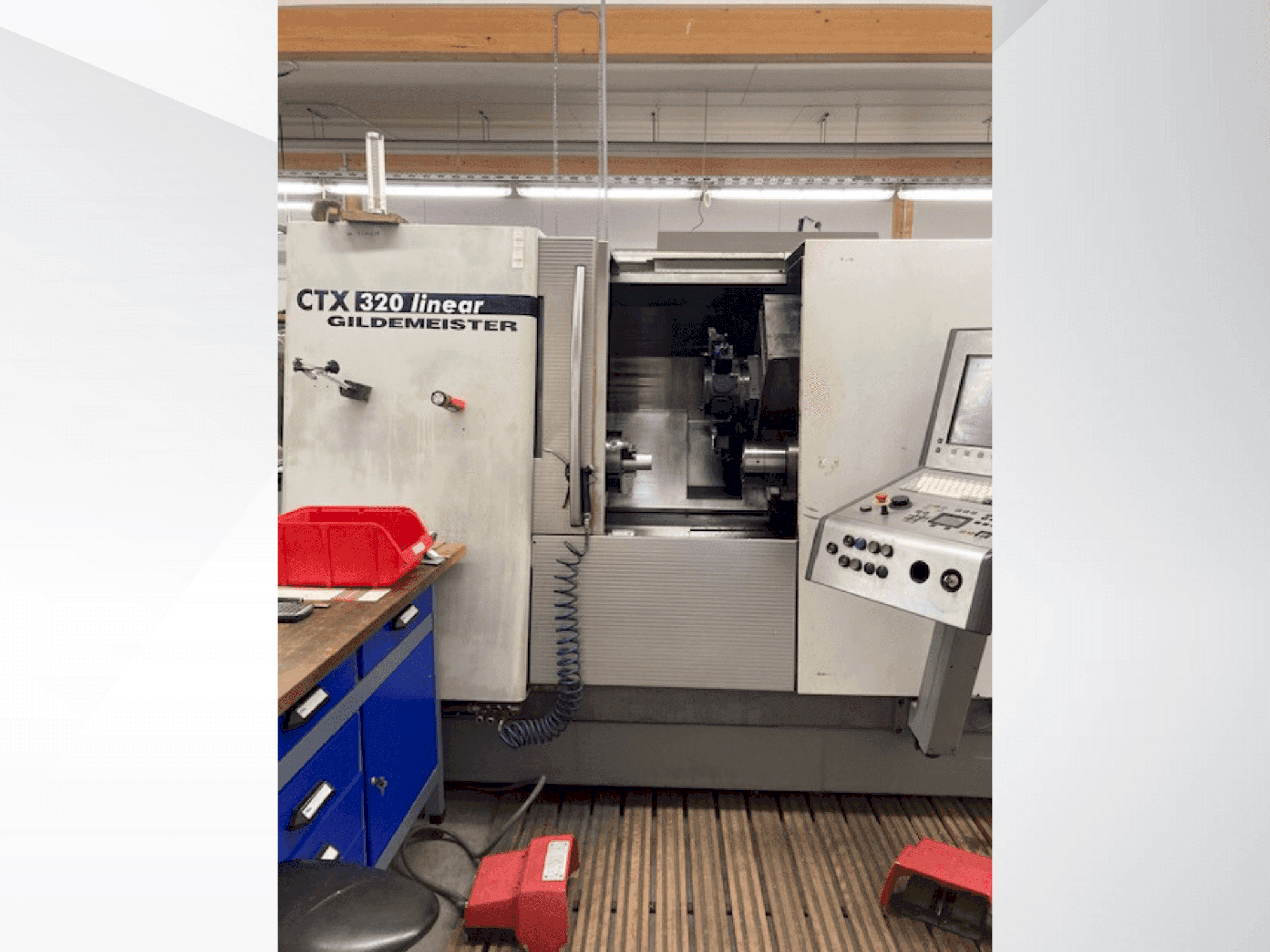 Makine  Gildemeister CTX 320 linear - Önden görünüm