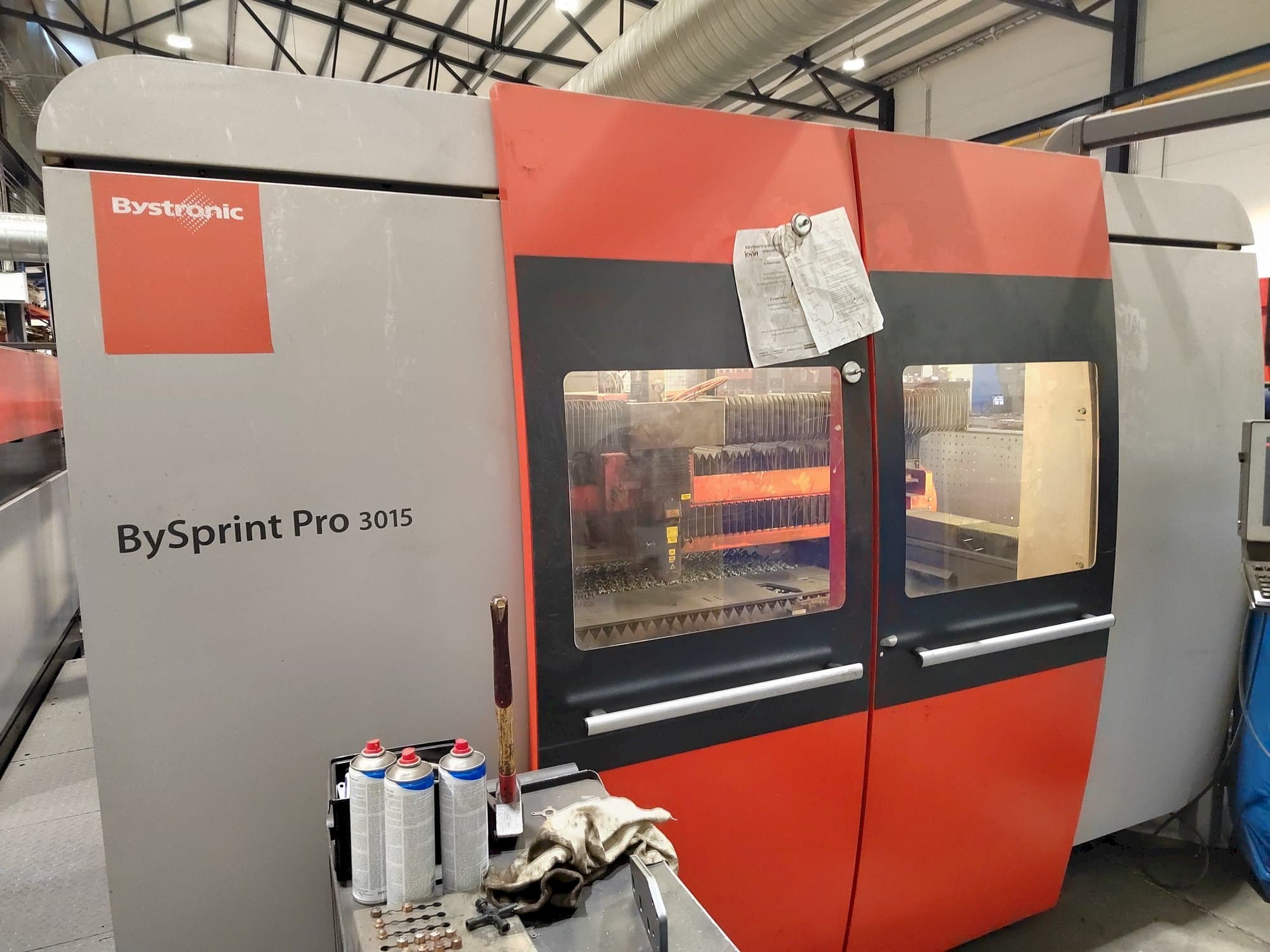 Makine  Bystronic Bysprint Pro 3015 - Önden görünüm