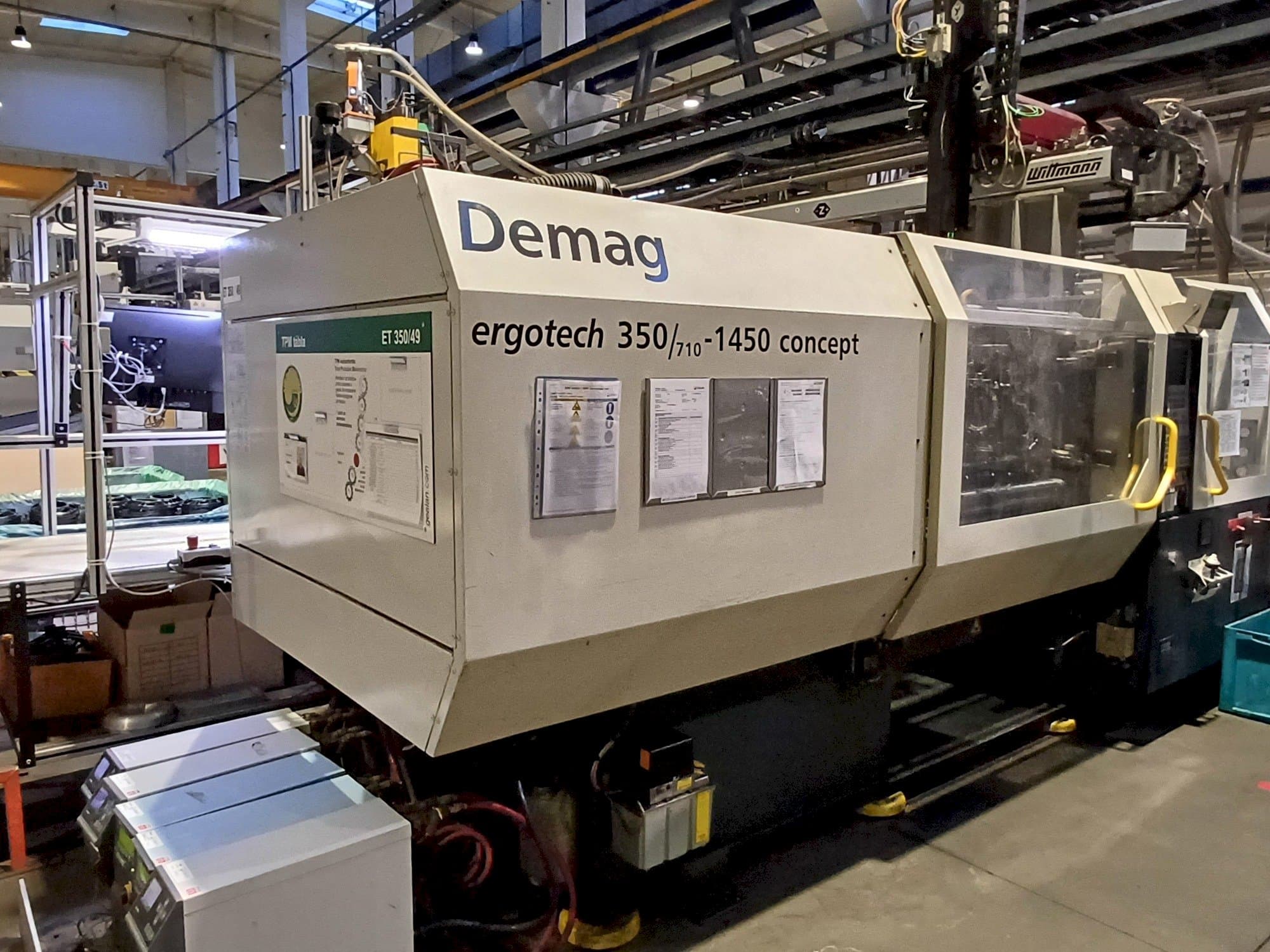 Makine  SUMITOMO SHI DEMAG Ergotech 350 Concept - Önden görünüm