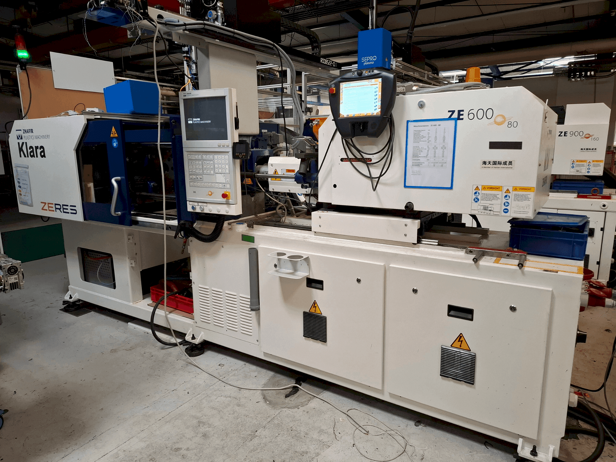 Makine  HAITIAN ZHAFIR Zeres ZE600 - Önden görünüm