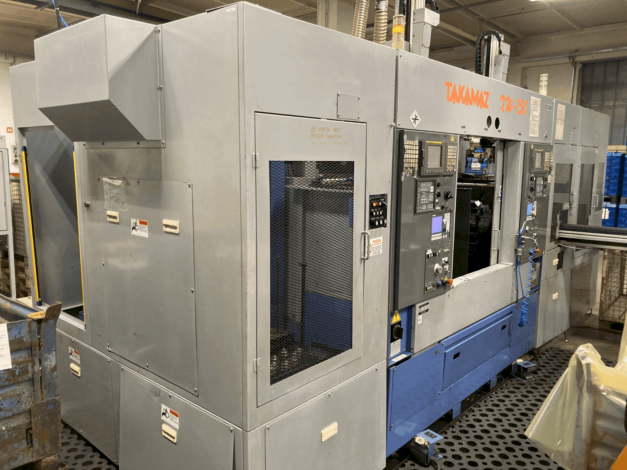 Makine  Takamaz XW-150 - Önden görünüm