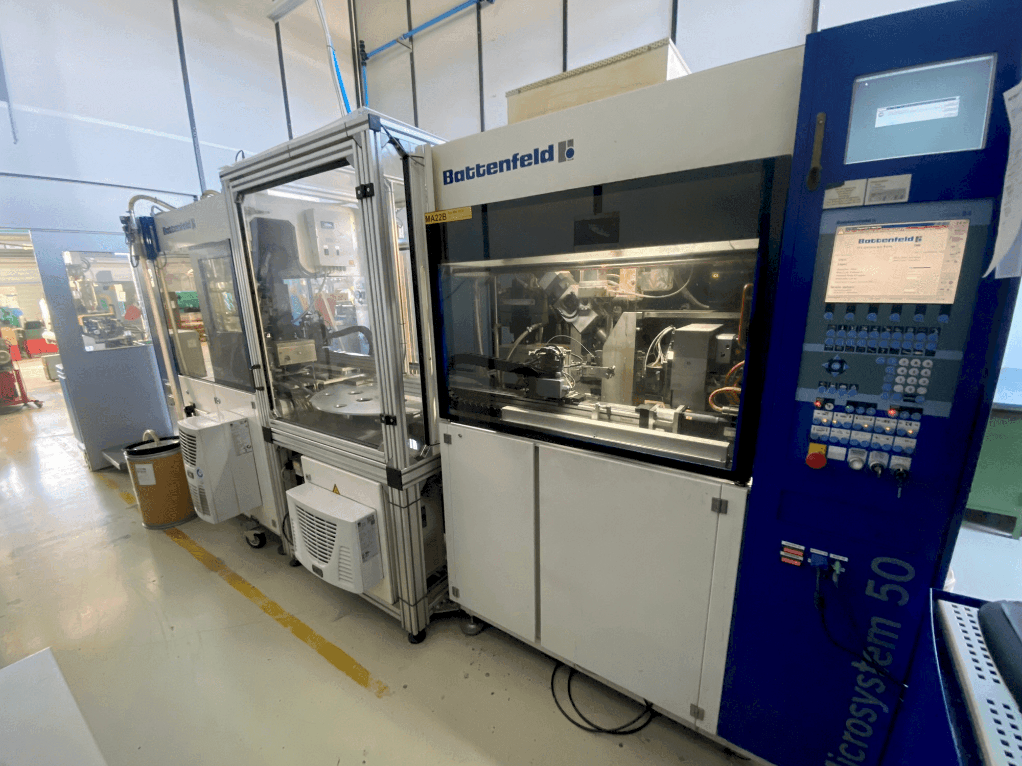 Makine  Battenfeld Microsystem MM 50/50 - Önden görünüm