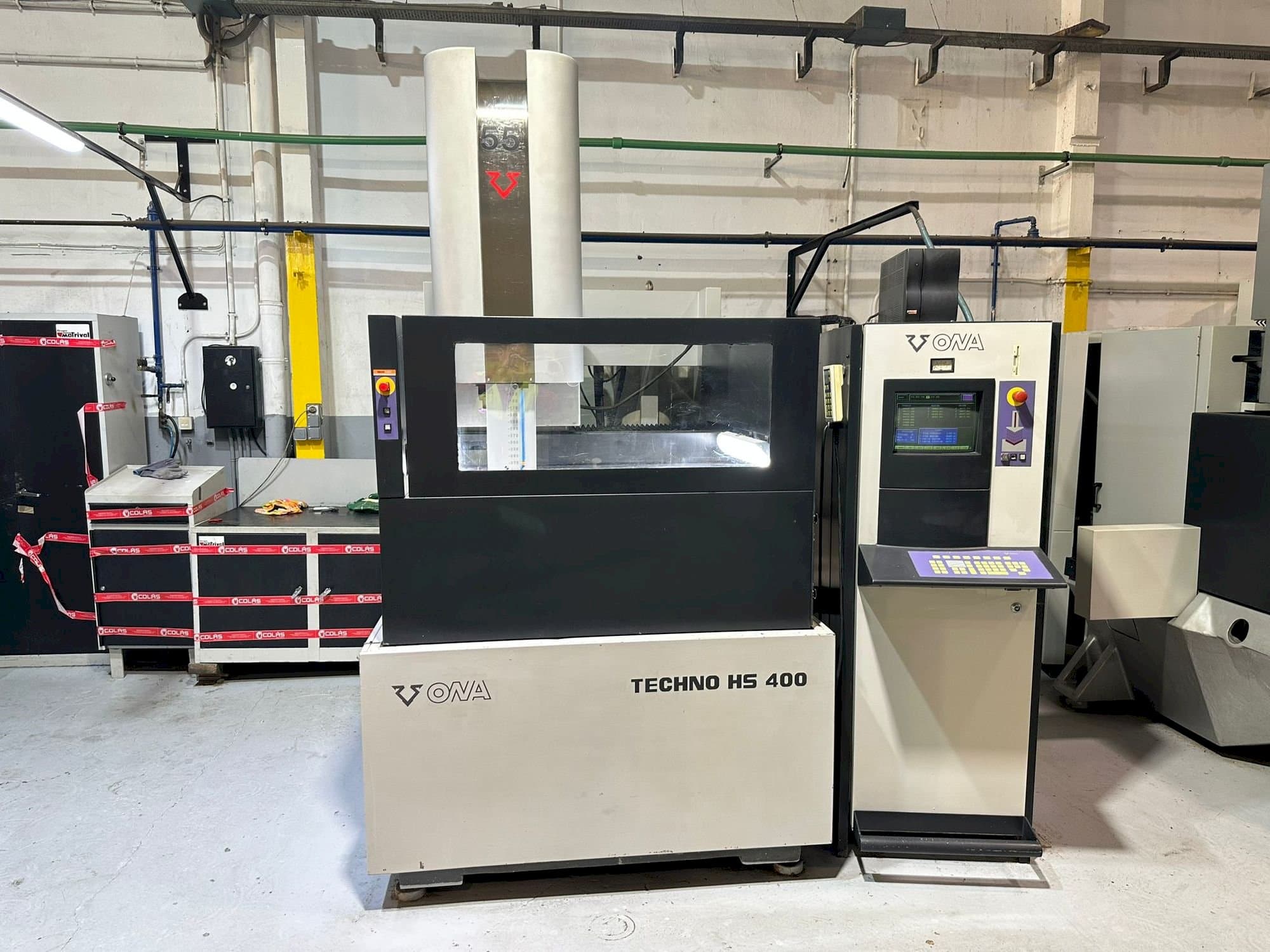 Makine  ONA HS 400 - Önden görünüm