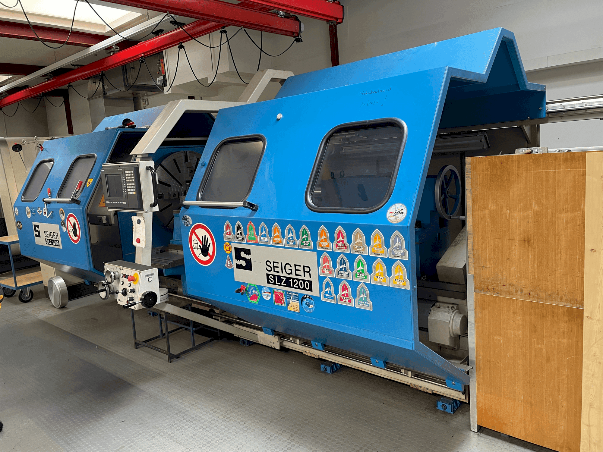 Makine  SEIGER SLZ1200 - Önden görünüm