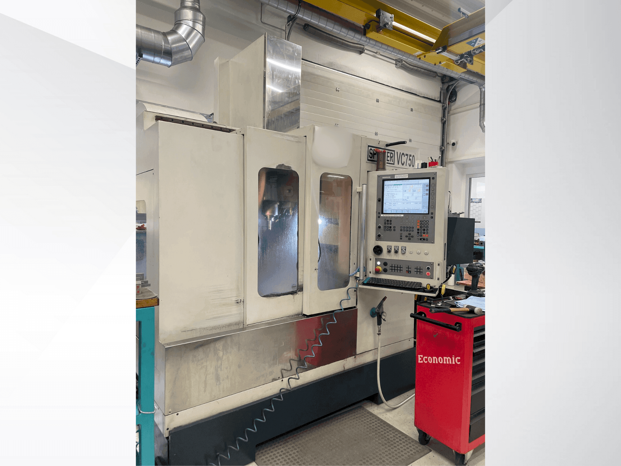 Makine  SPINNER VC 750 - Önden görünüm