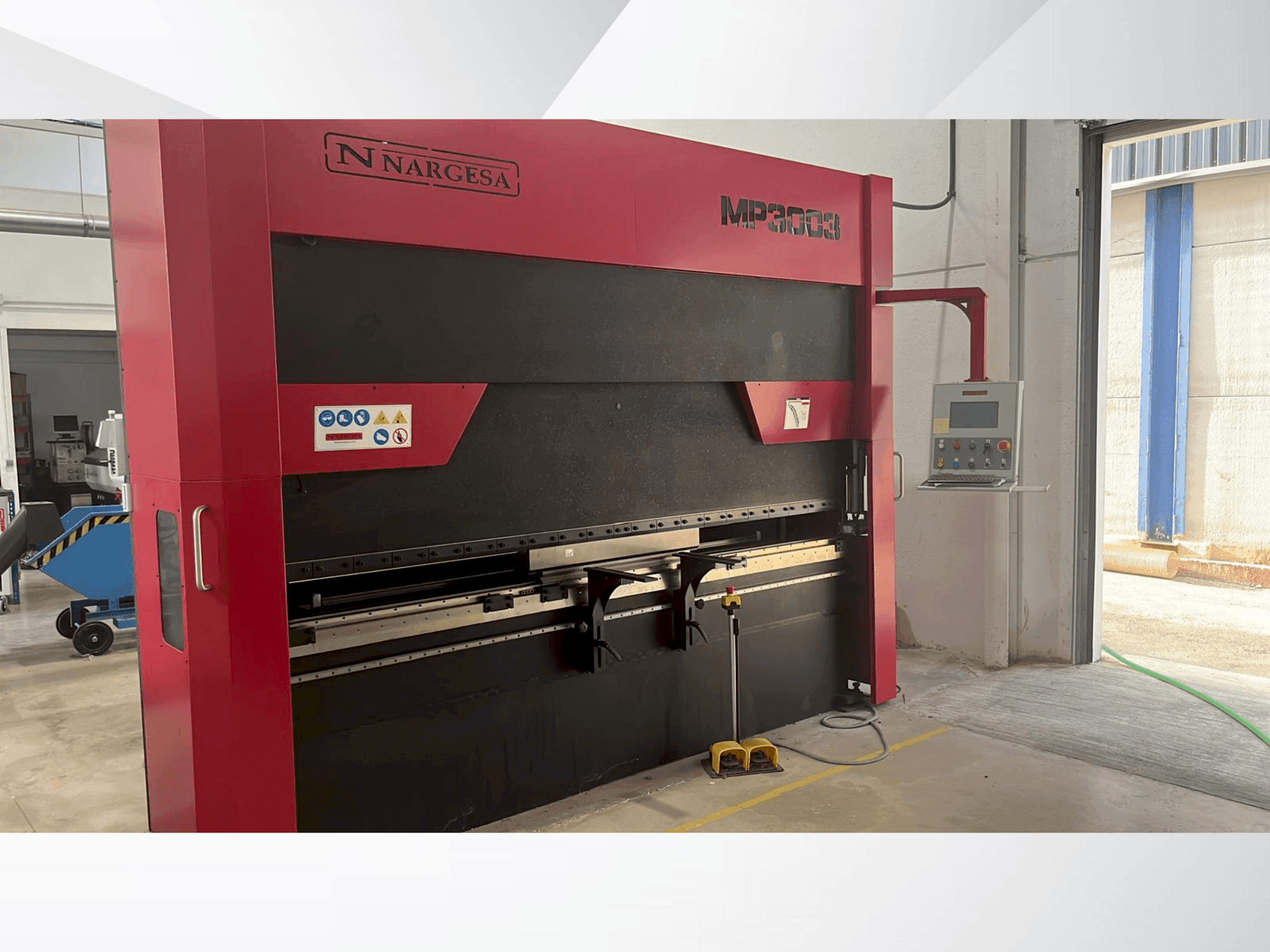 Makine  NARGESA 3003 - Önden görünüm