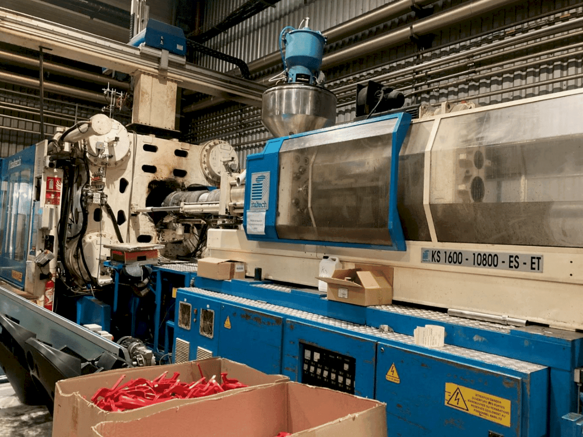 Makine  ITALTECH KS 1600/10800 - Önden görünüm