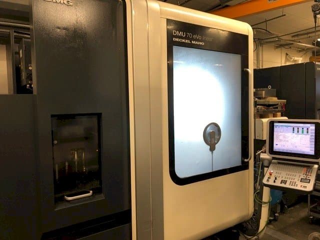 Makine  DECKEL MAHO DMU 70 eVo Linear - Önden görünüm