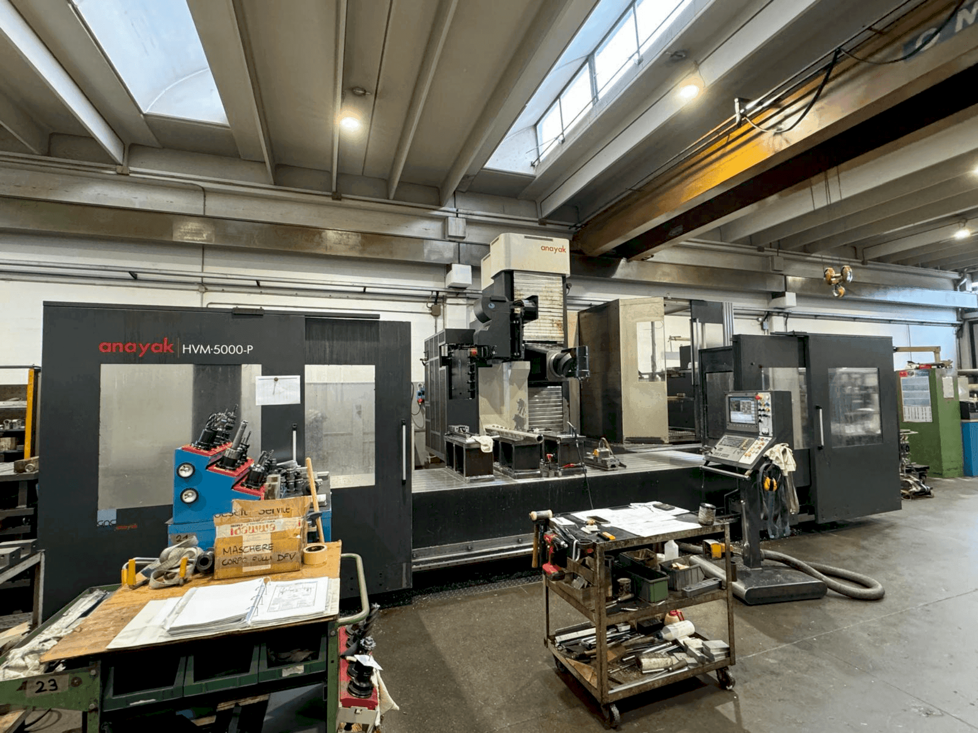 Makine  ANAYAK HVM 5000P - Önden görünüm