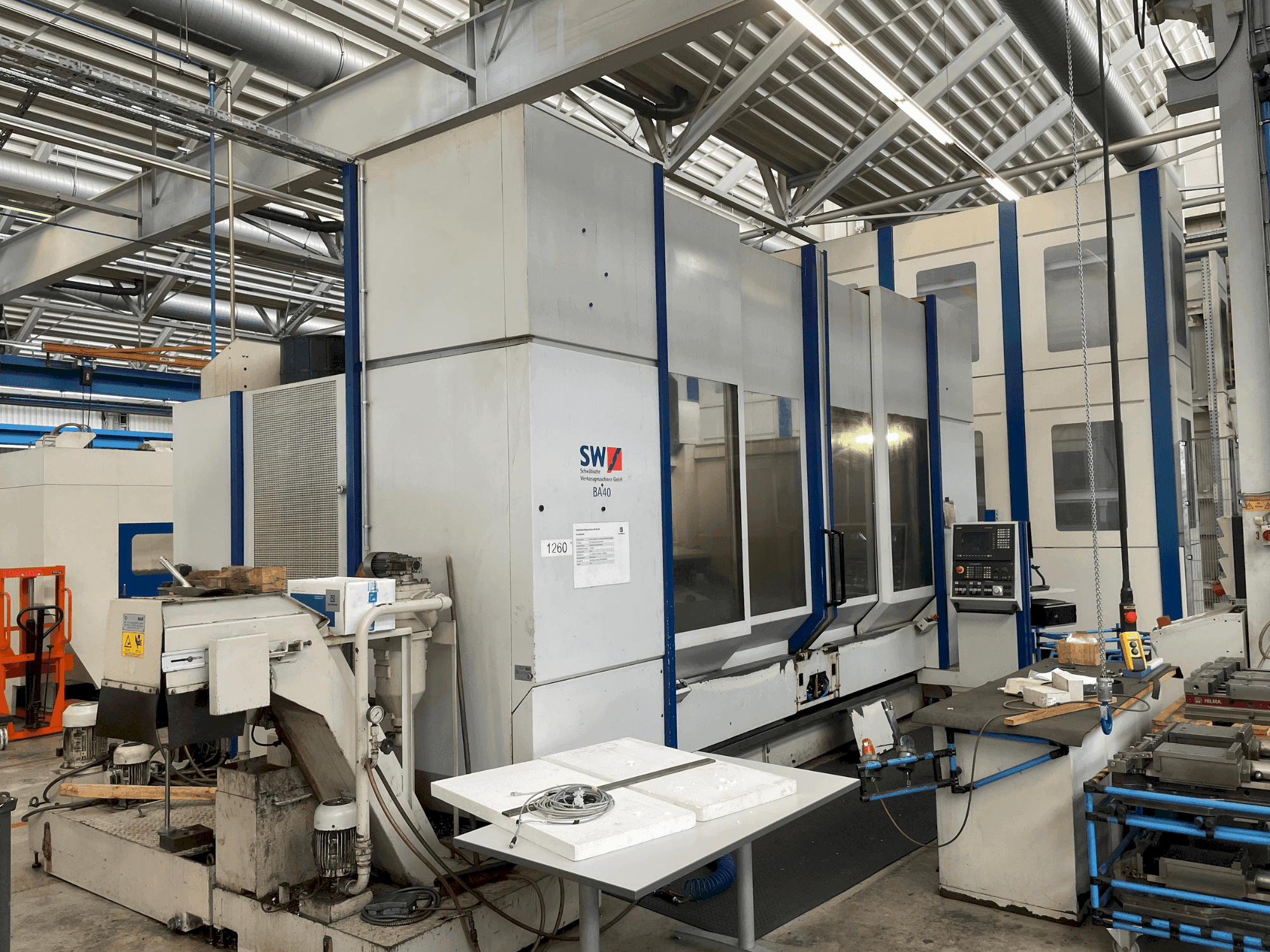 Makine  SW BA 40 NC - Önden görünüm