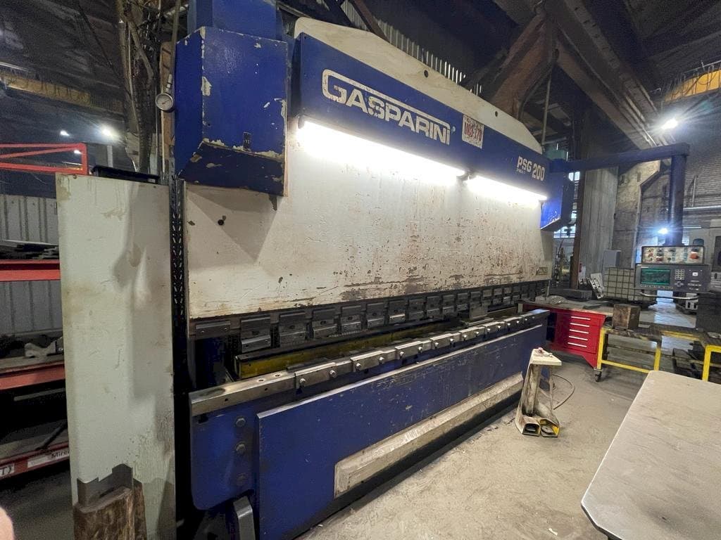 Makine  GASPARINI PSG 200/4000 - Önden görünüm