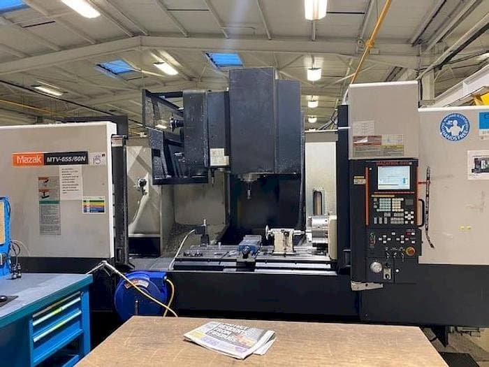 Makine  Mazak MTV 655/60N - Önden görünüm