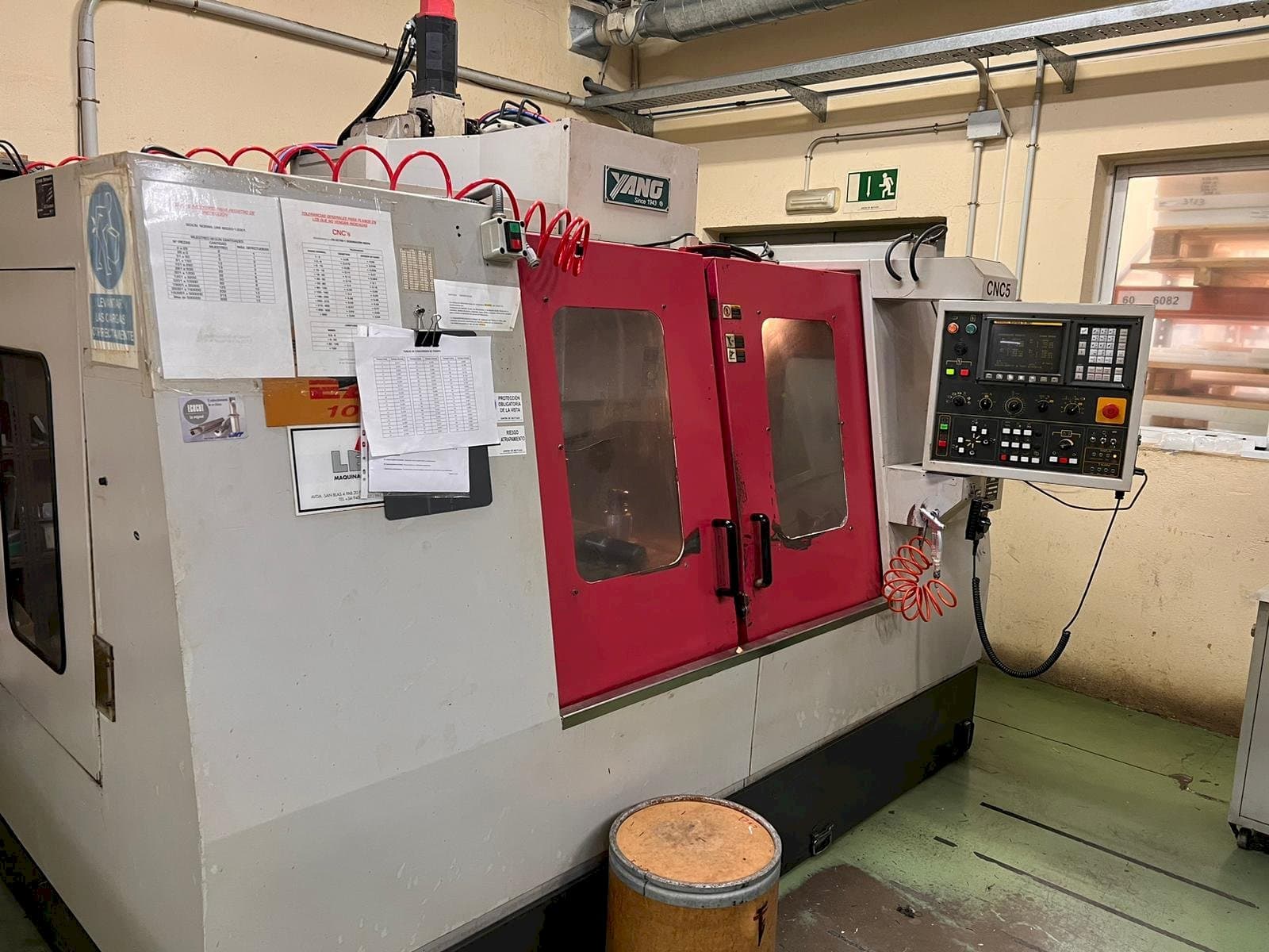 Makine  Yang SMV -1000 - Önden görünüm