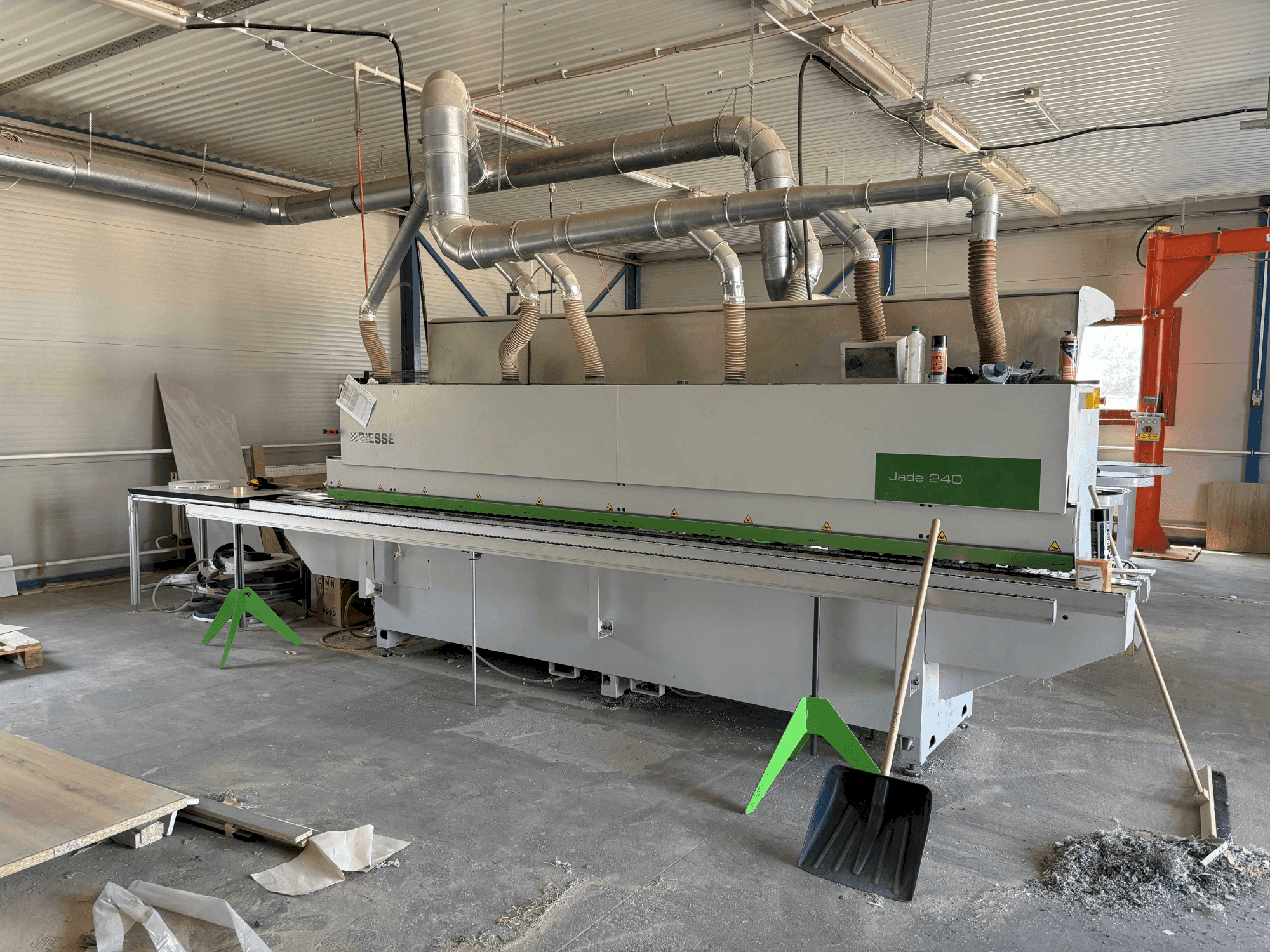 Makine  BIESSE Jade 240 - Önden görünüm