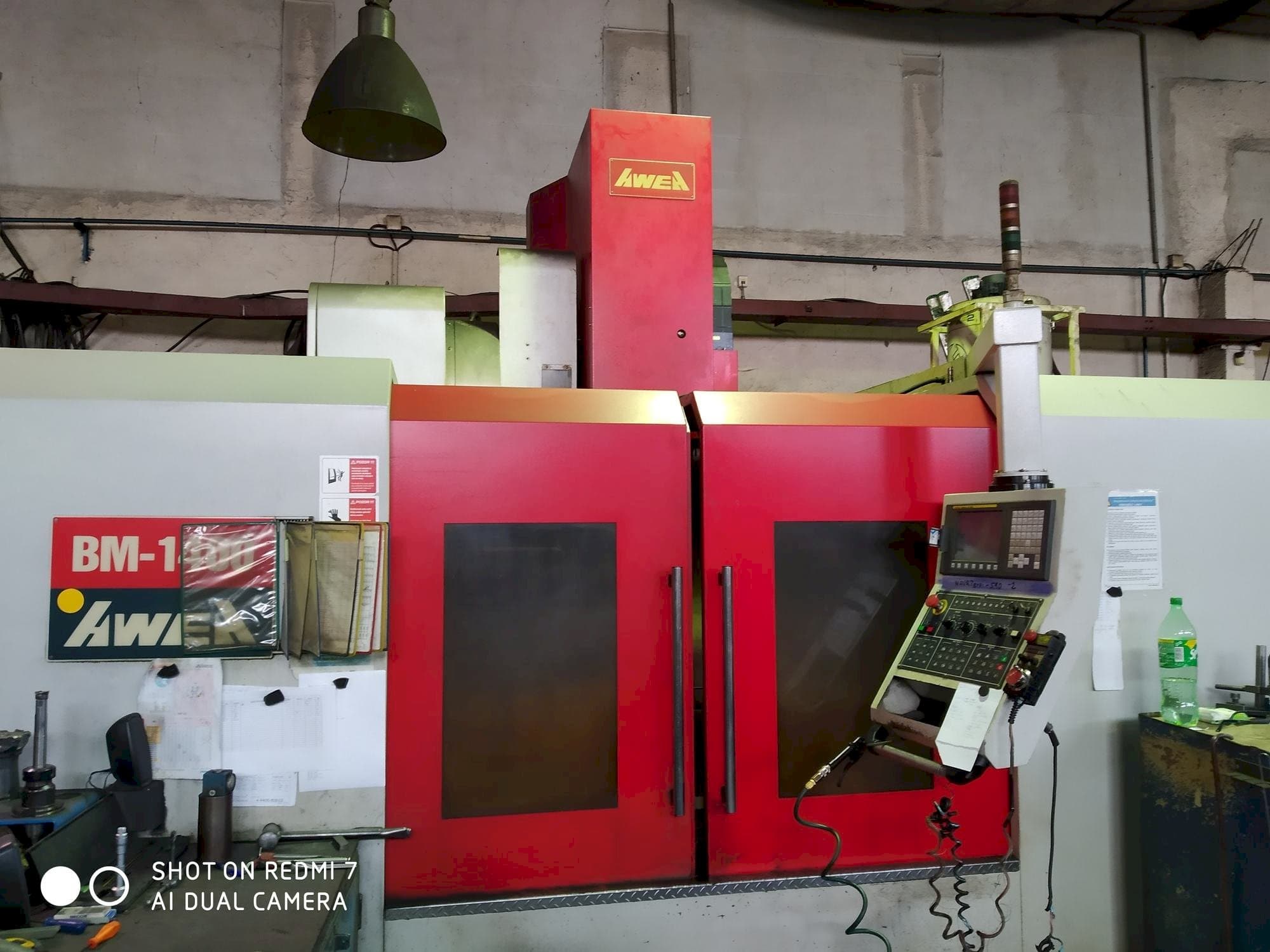 Makine  AWEA BM-1400 - Önden görünüm