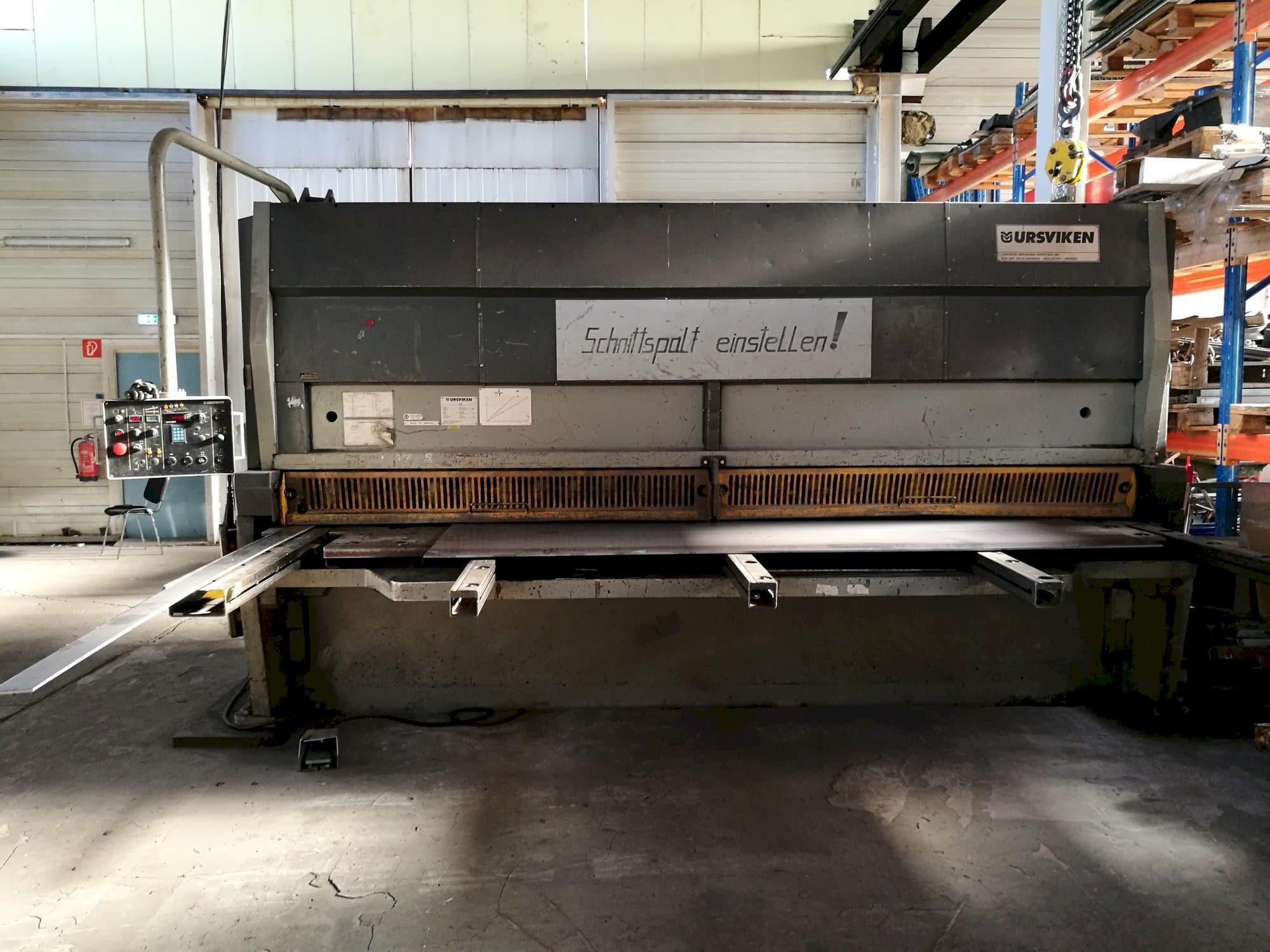 Makine  Ursviken GSA 640 - Önden görünüm