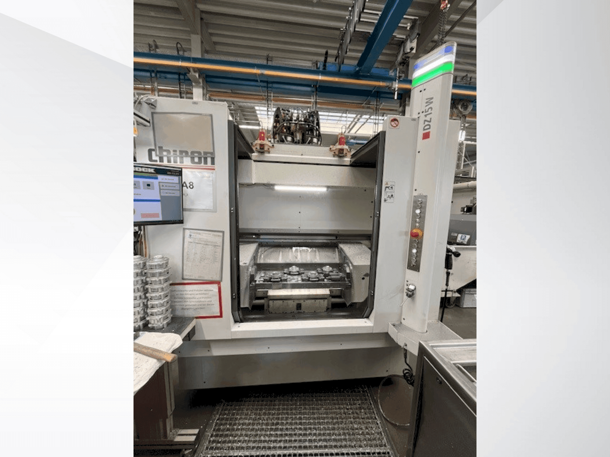 Makine  CHIRON DZ 15 W - Önden görünüm