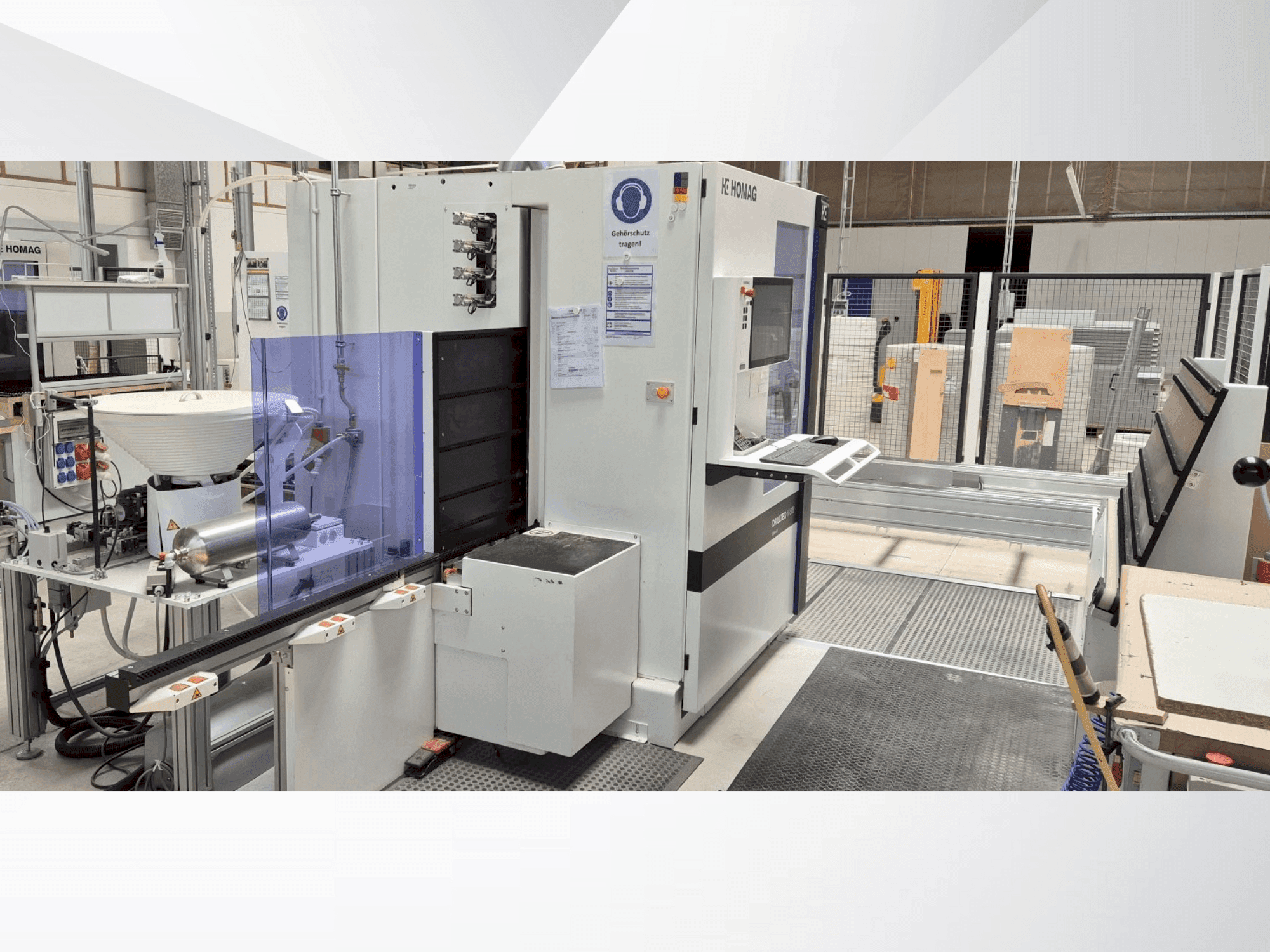 Makine  HOMAG DRILLTEQ V-500 - Önden görünüm