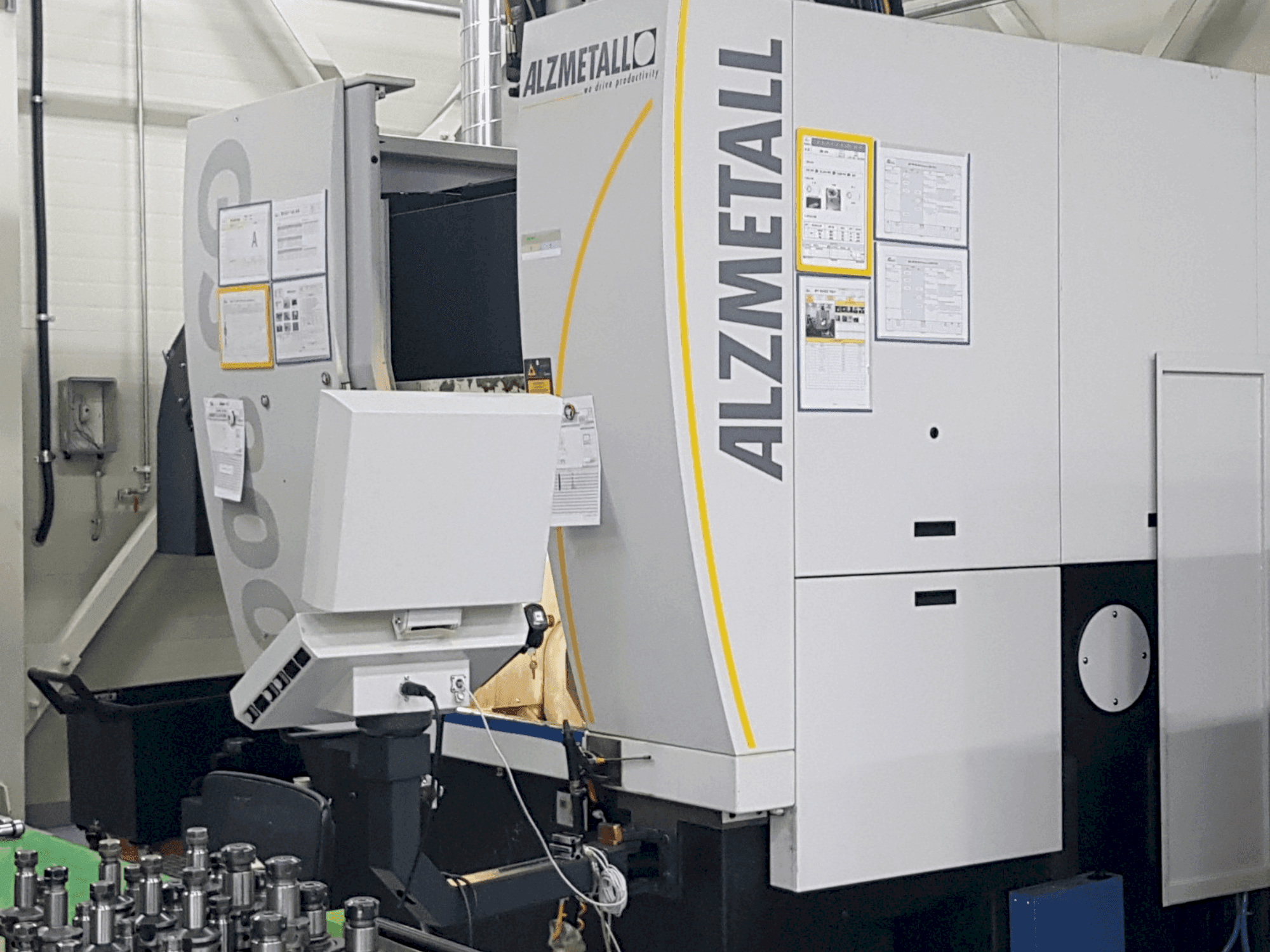 Makine  Alzmetall GS800/5-T - Önden görünüm