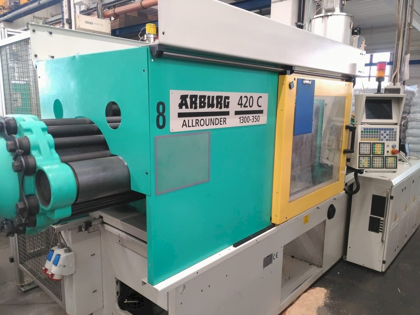 Makine  Arburg 420 C 1300-350 - Önden görünüm