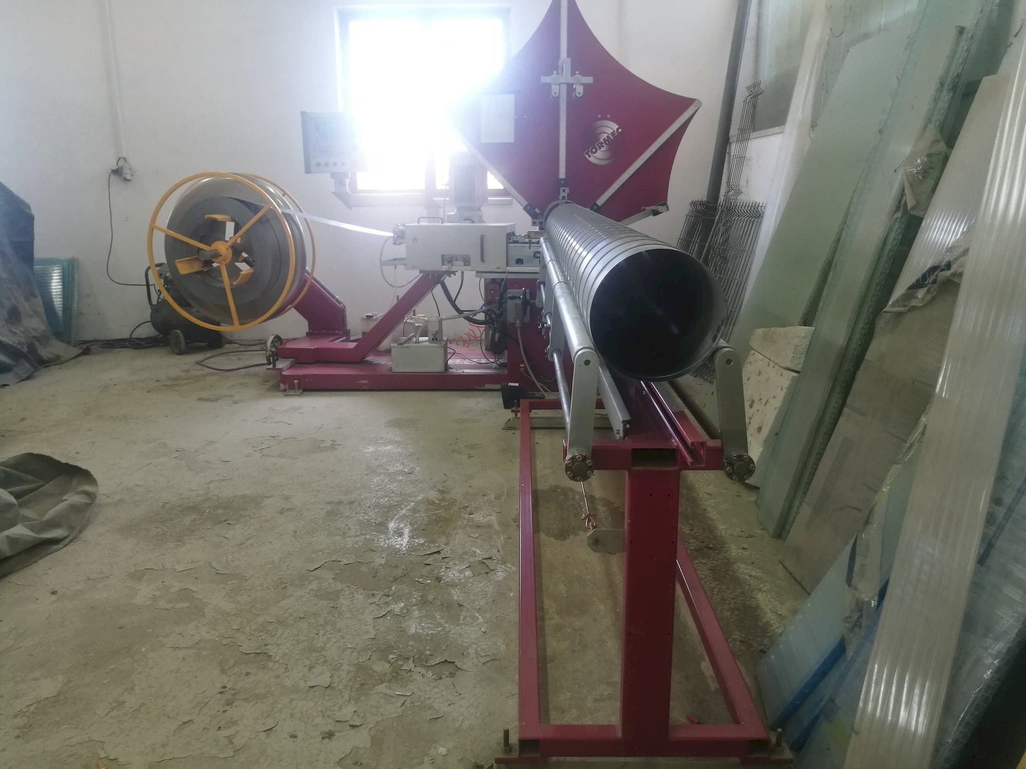 Makine  Tormec Tubo-S - Önden görünüm