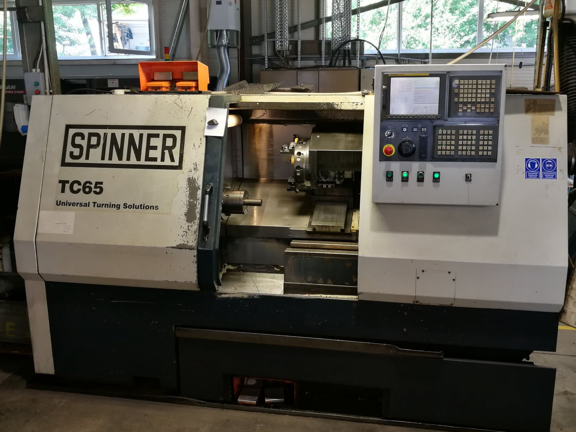 Makine  SPINNER - Önden görünüm TC 65 MC