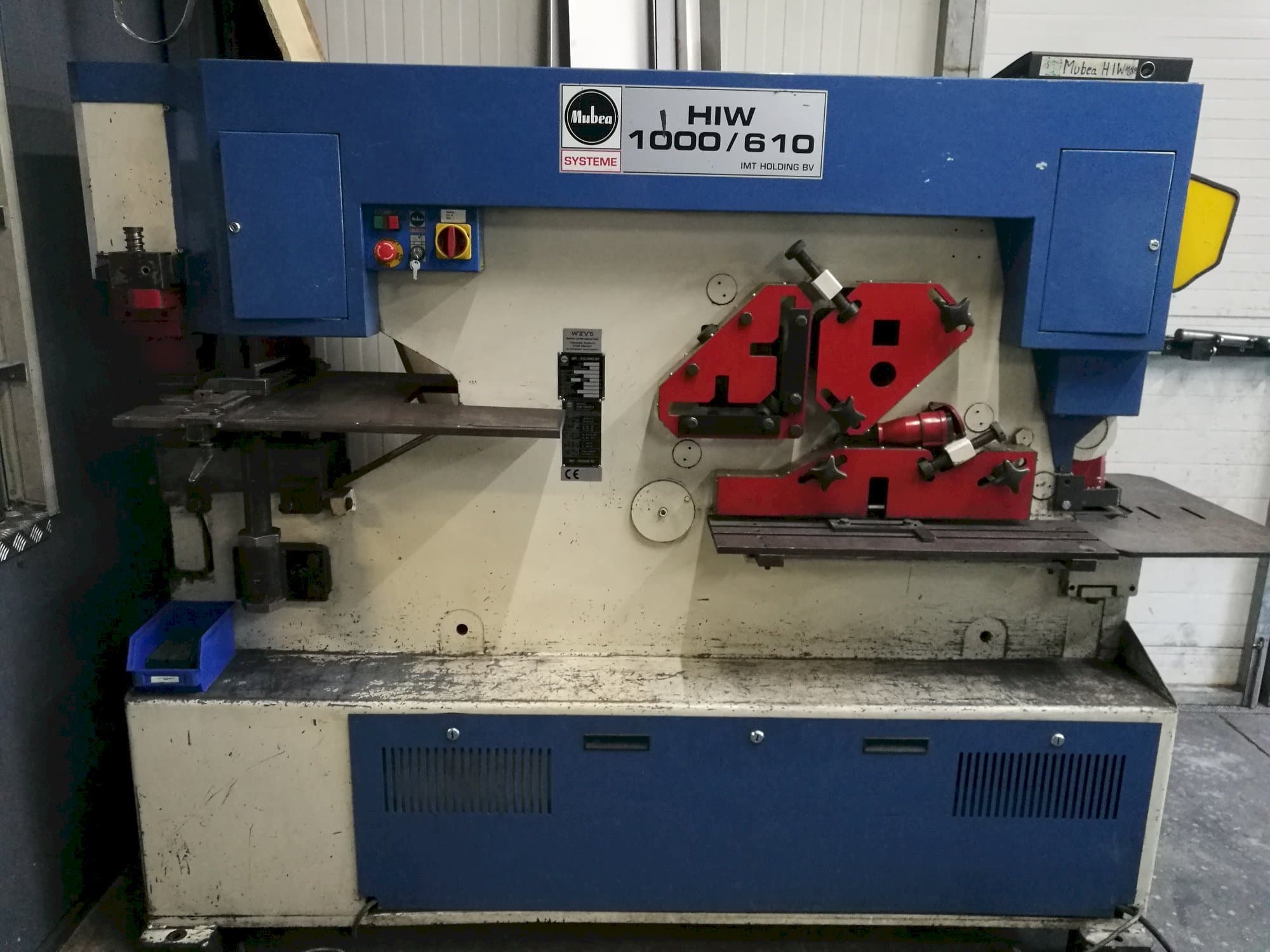 Makine  Mubea HIW 1000/610 - Önden görünüm