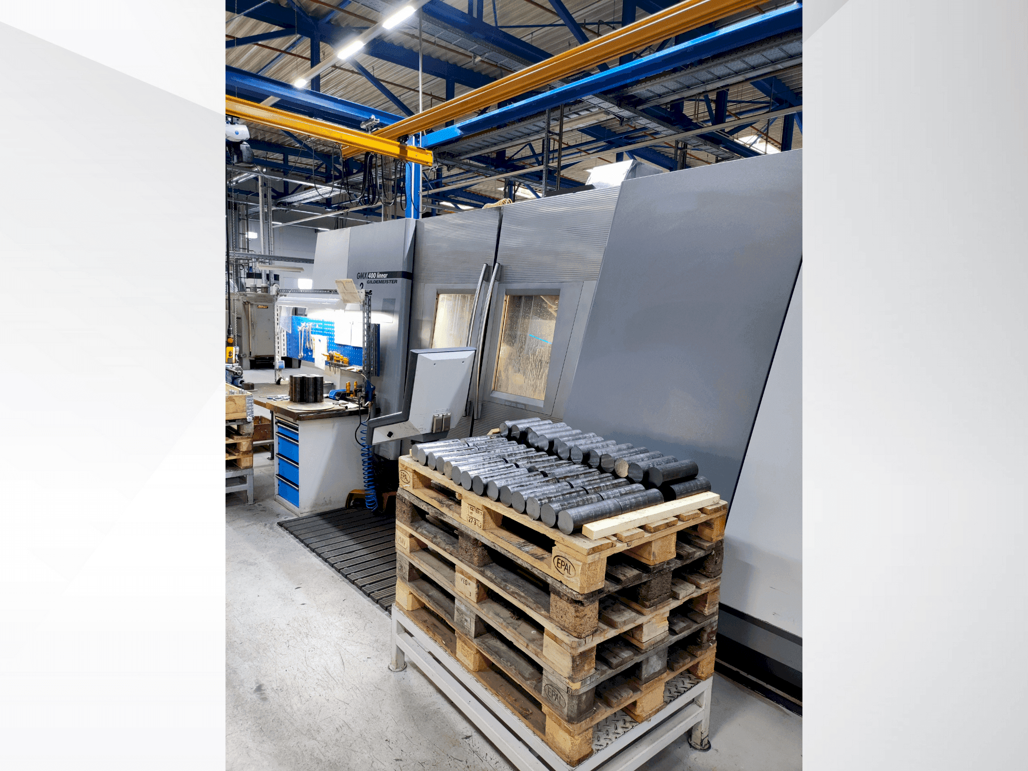 Makine  DMG GMX 400L - Önden görünüm