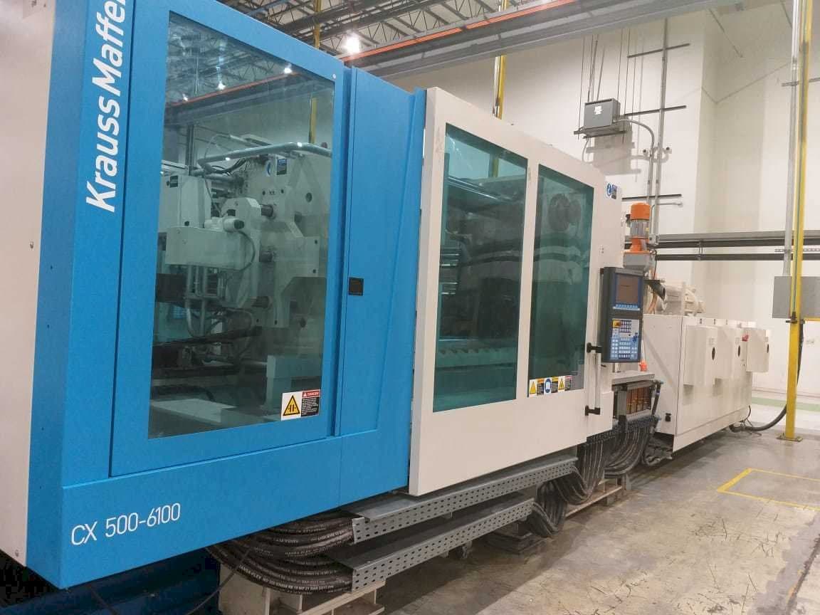 Makine  Krauss Maffei 500-6100 CX - Önden görünüm