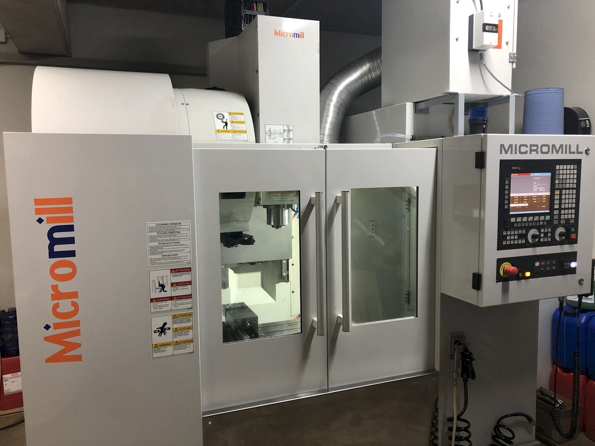 Makine  Micromill MM 430 - Önden görünüm