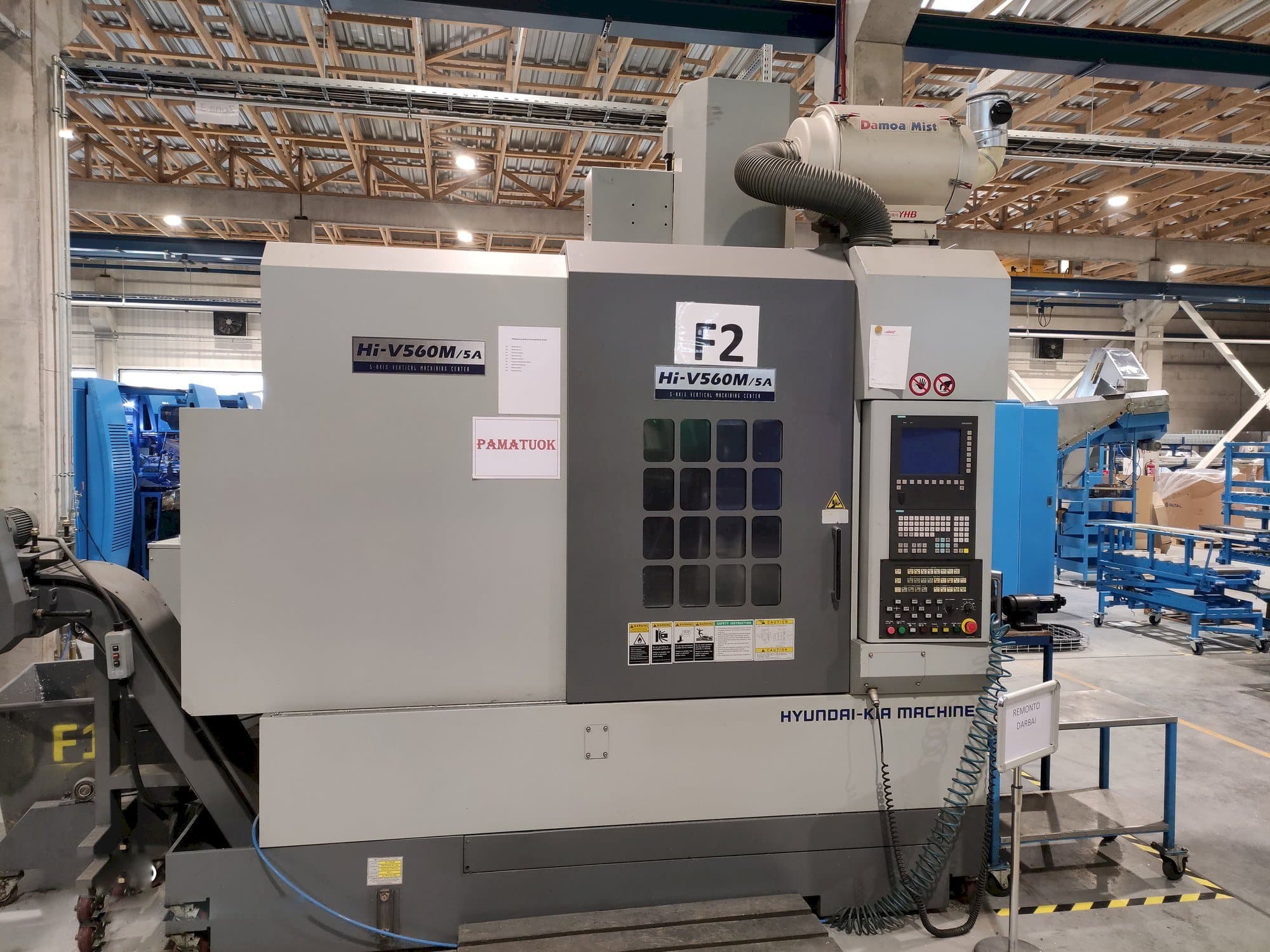 Makine  Hyundai Kia Hi-V560M/5A - Önden görünüm